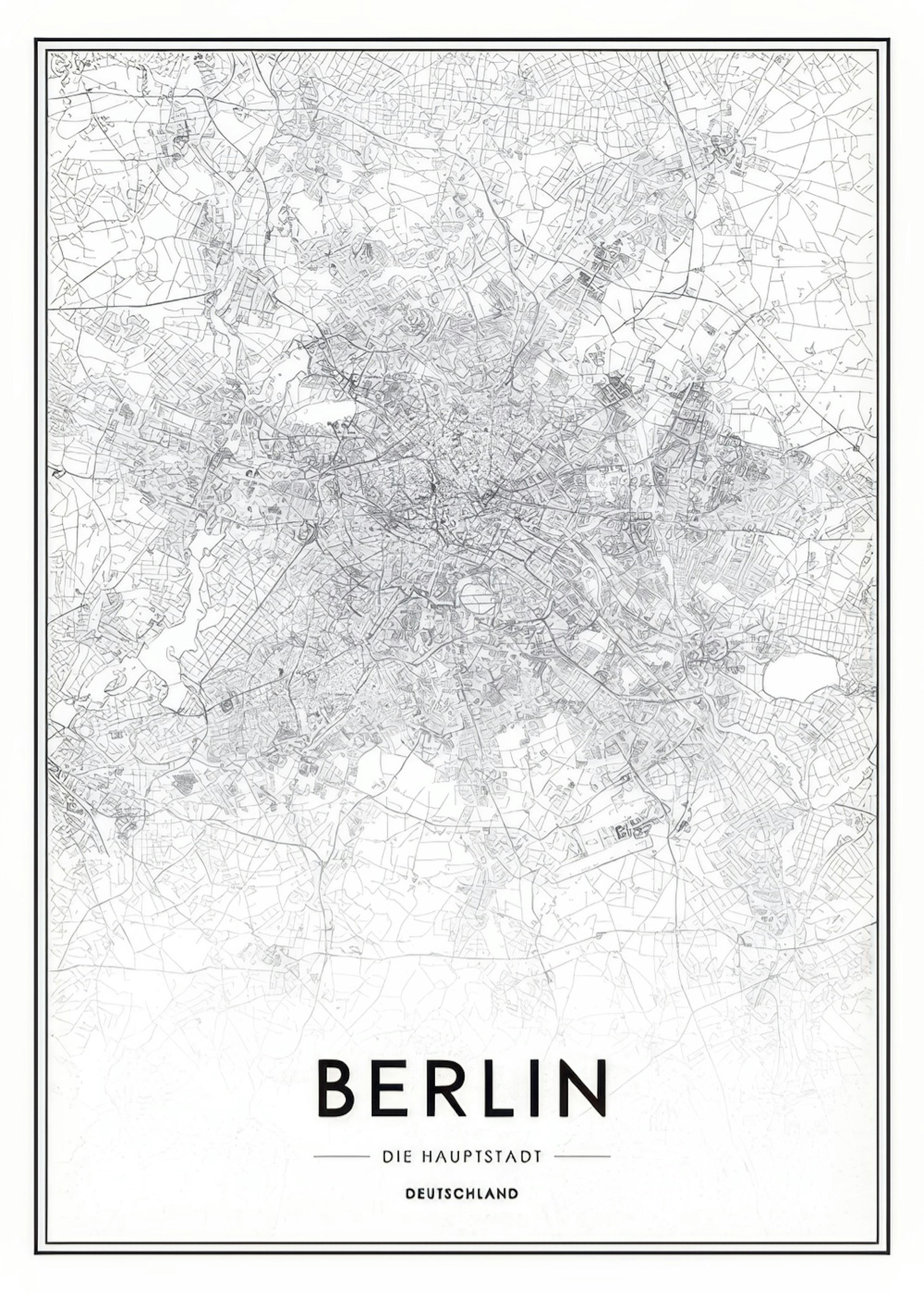 Berlin Map, Poster 0