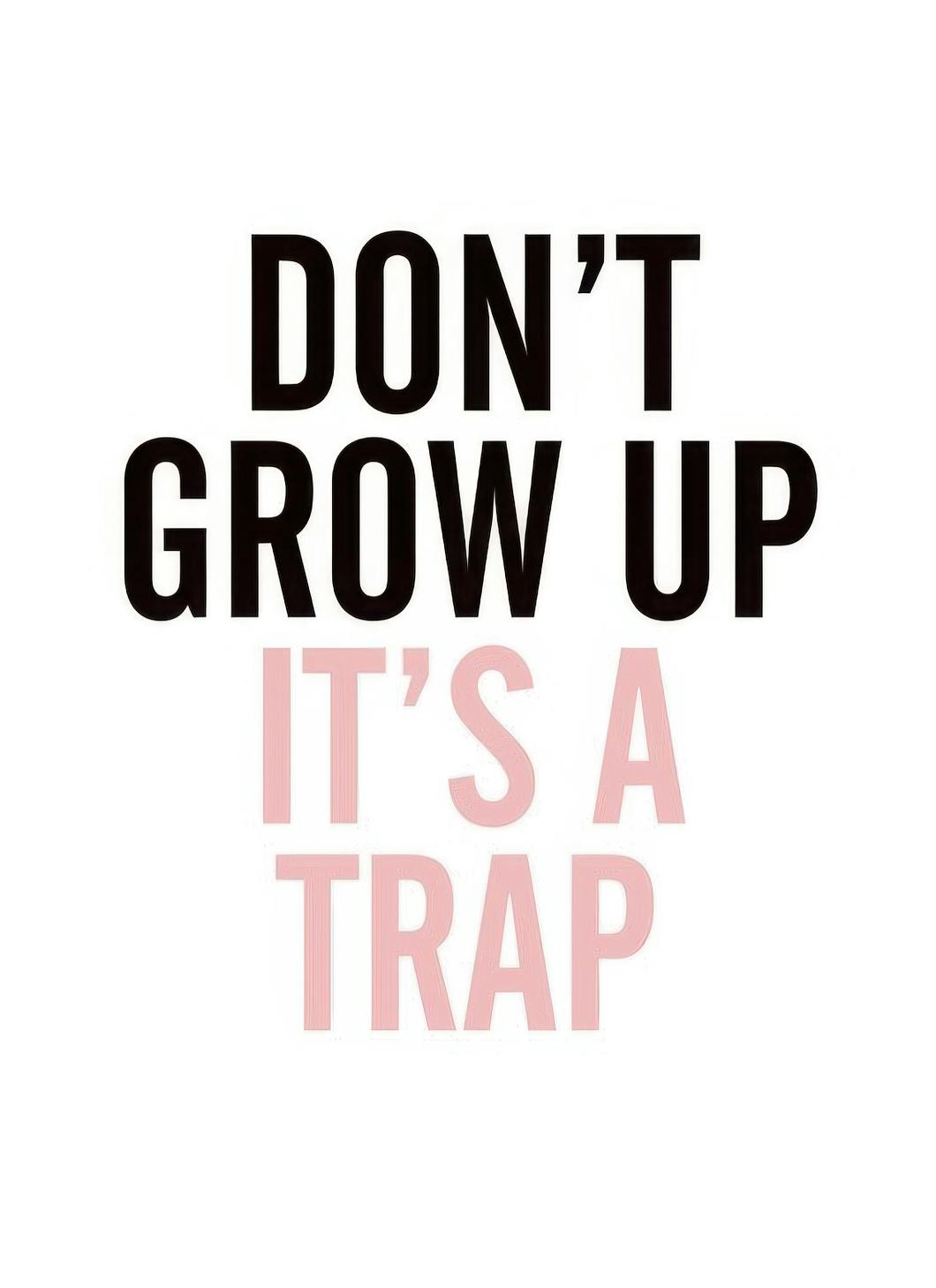 Prints - Grow Up Pink, Print (50x70 cm) - Kids wall art