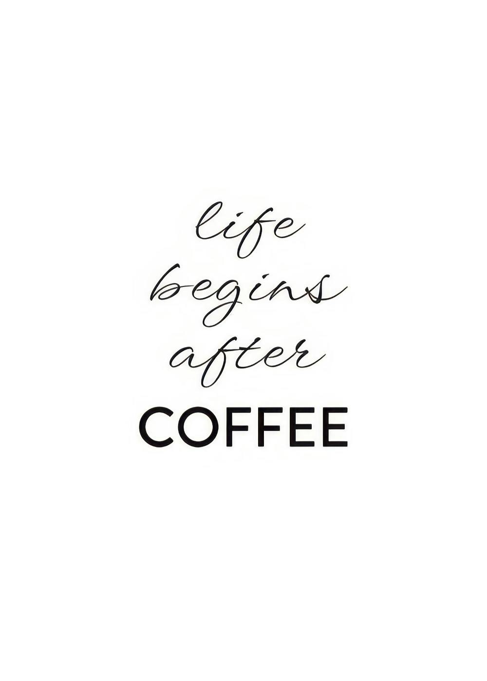 After Coffee, Print 0