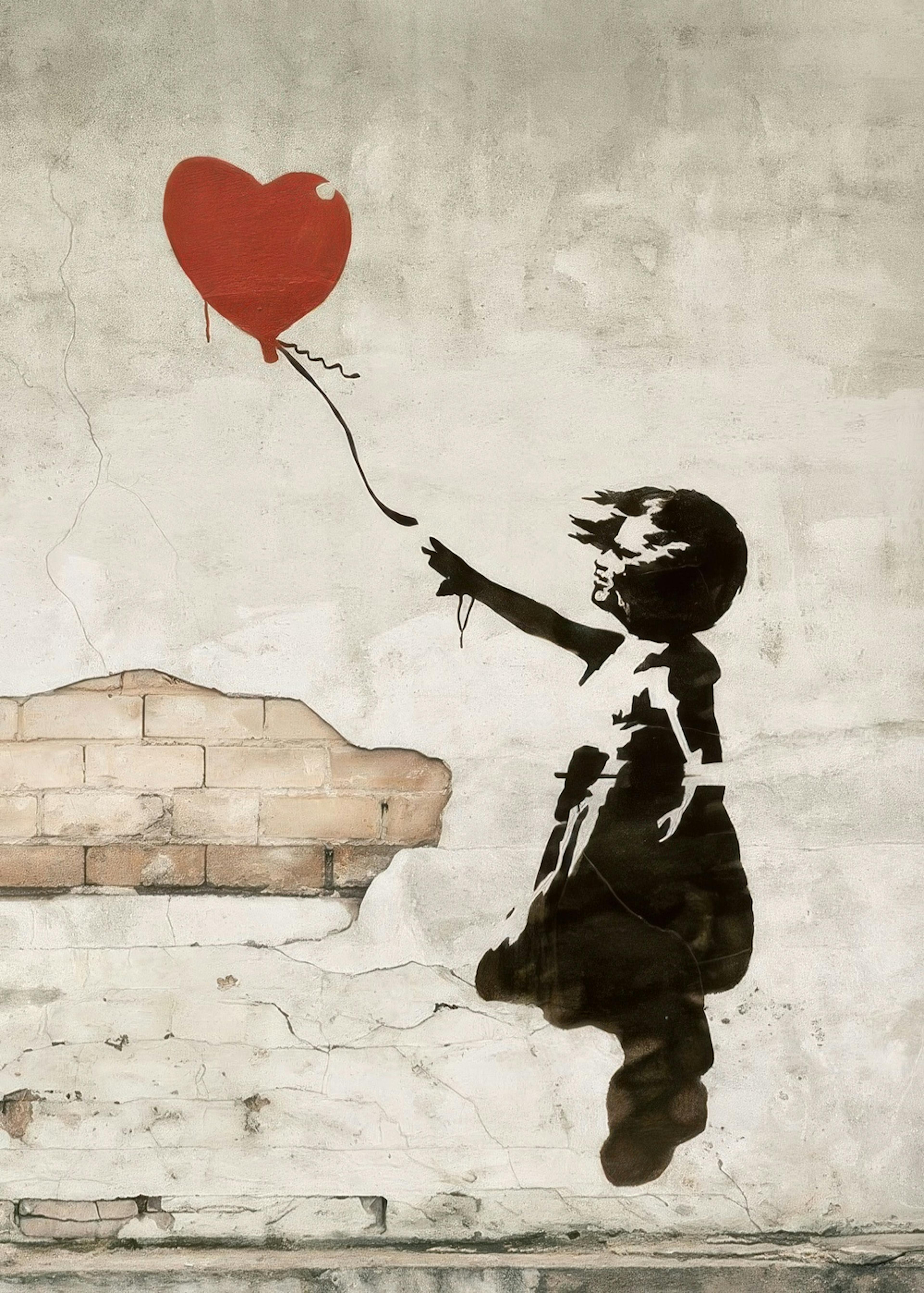 Girl With Love Balloon, Posters 0