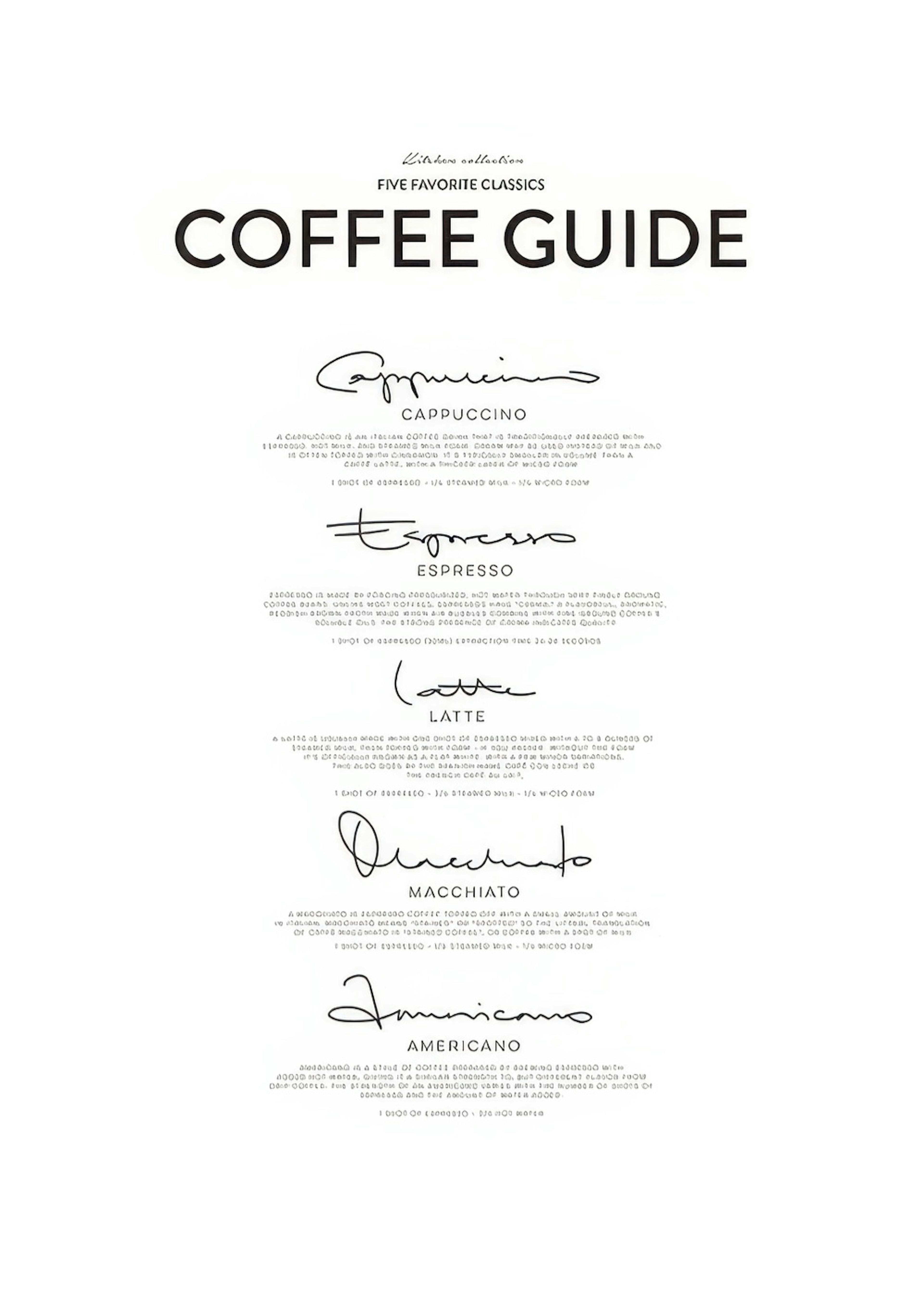 Five Coffee Classics, Prints 0