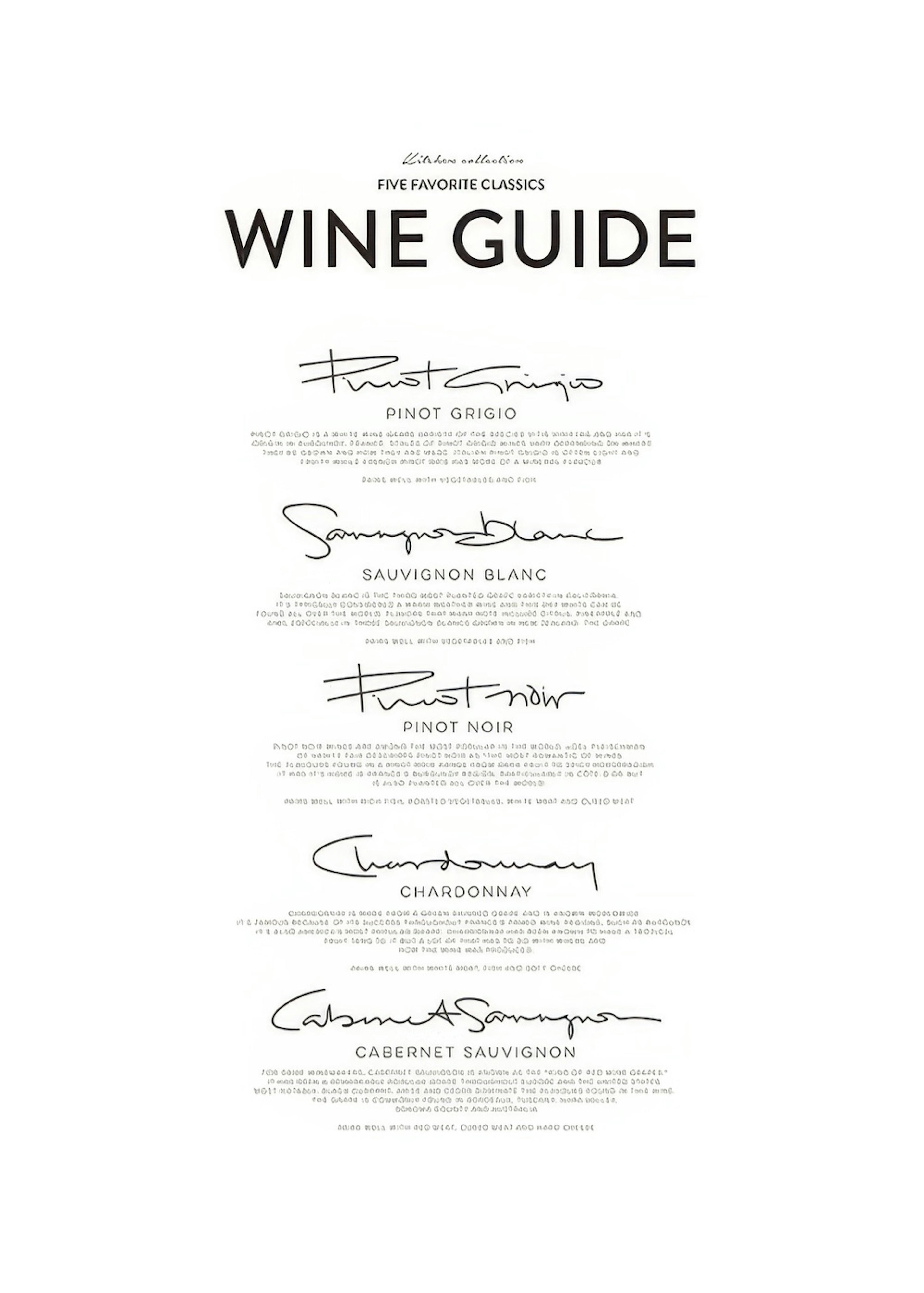 Five Wine Classics, Posters 0