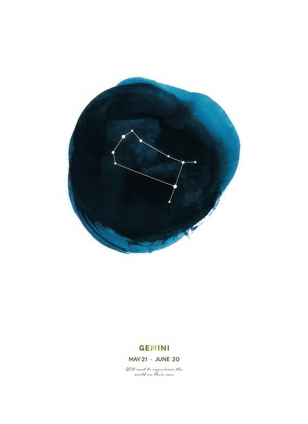 Prints - Gemini Print (30x40 cm) - Kids wall art