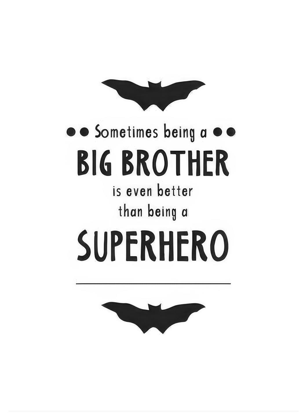 Prints - Big Brother Print (30x40 cm) - Kids wall art