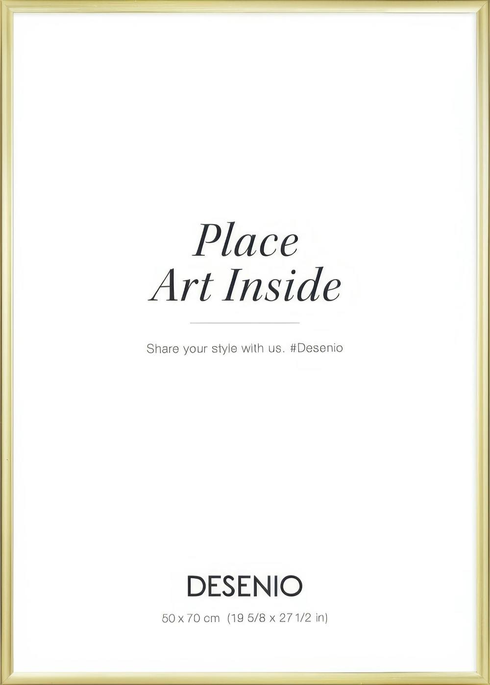 골드 알루미늄 포스터 액자, 매끄러운 금속 프레임으로 작품을 돋보이게 함