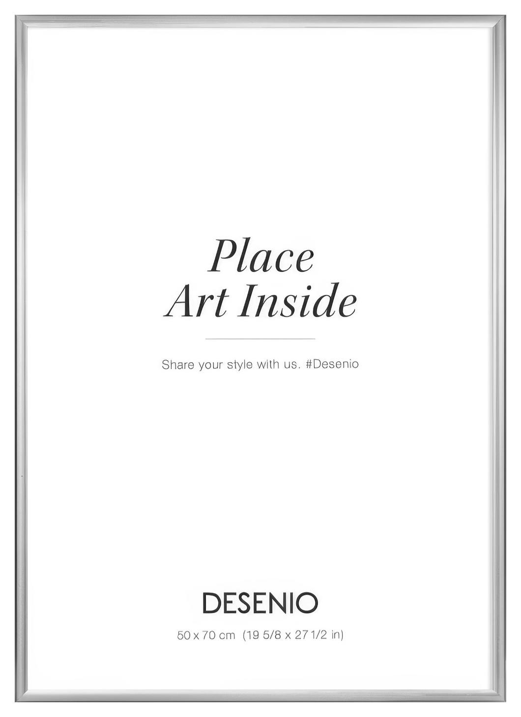 Picture frame Silver, 50x70 plexi (50x70 cm)