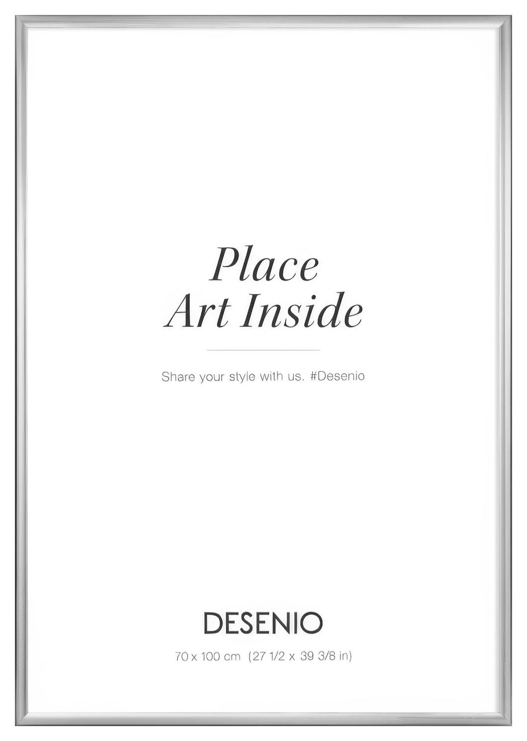 Picture frame Silver, 70x100 plexi (70x100 cm)