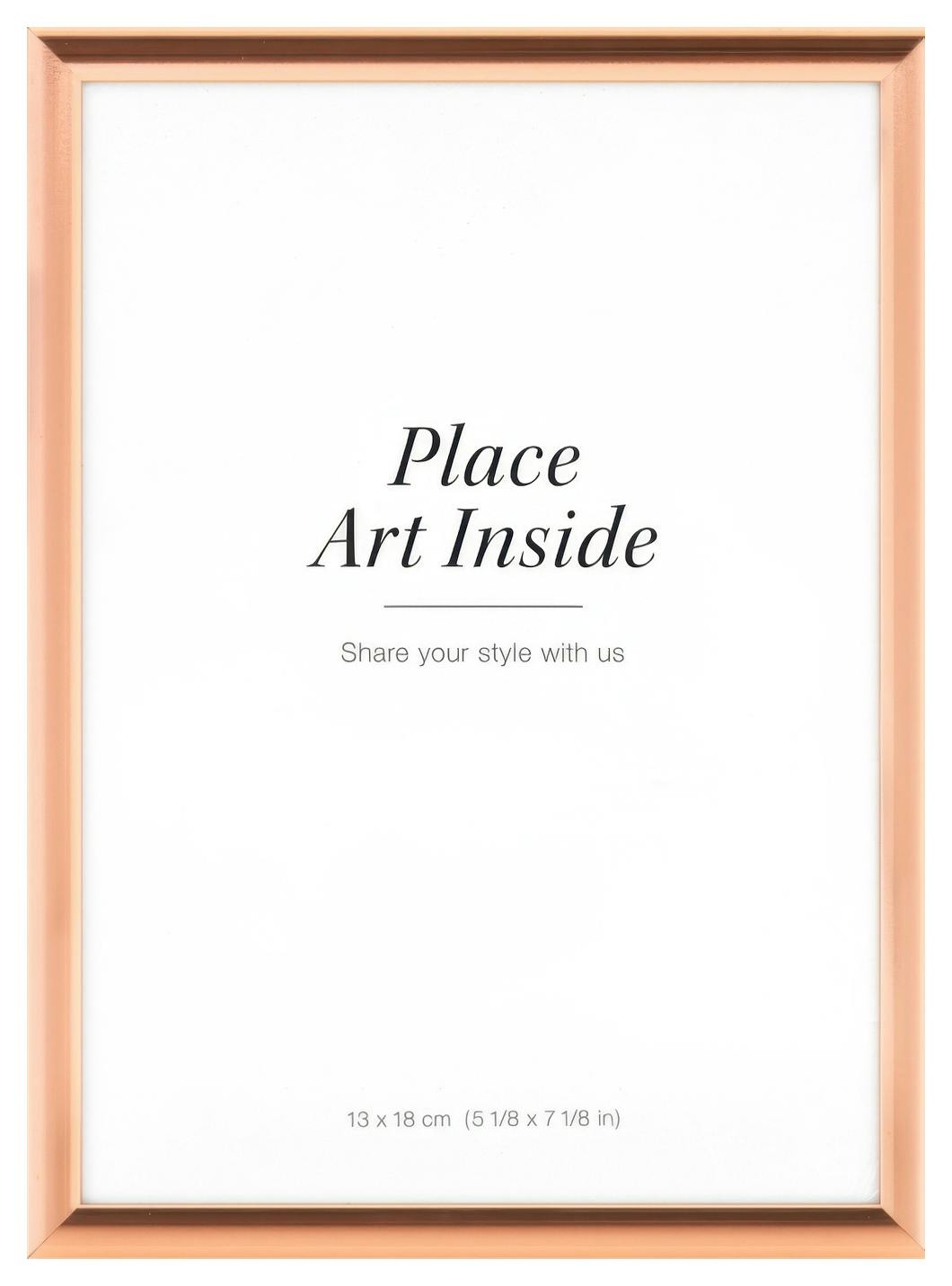 Picture frame Copper, 13x18 plexi (13x18 cm)