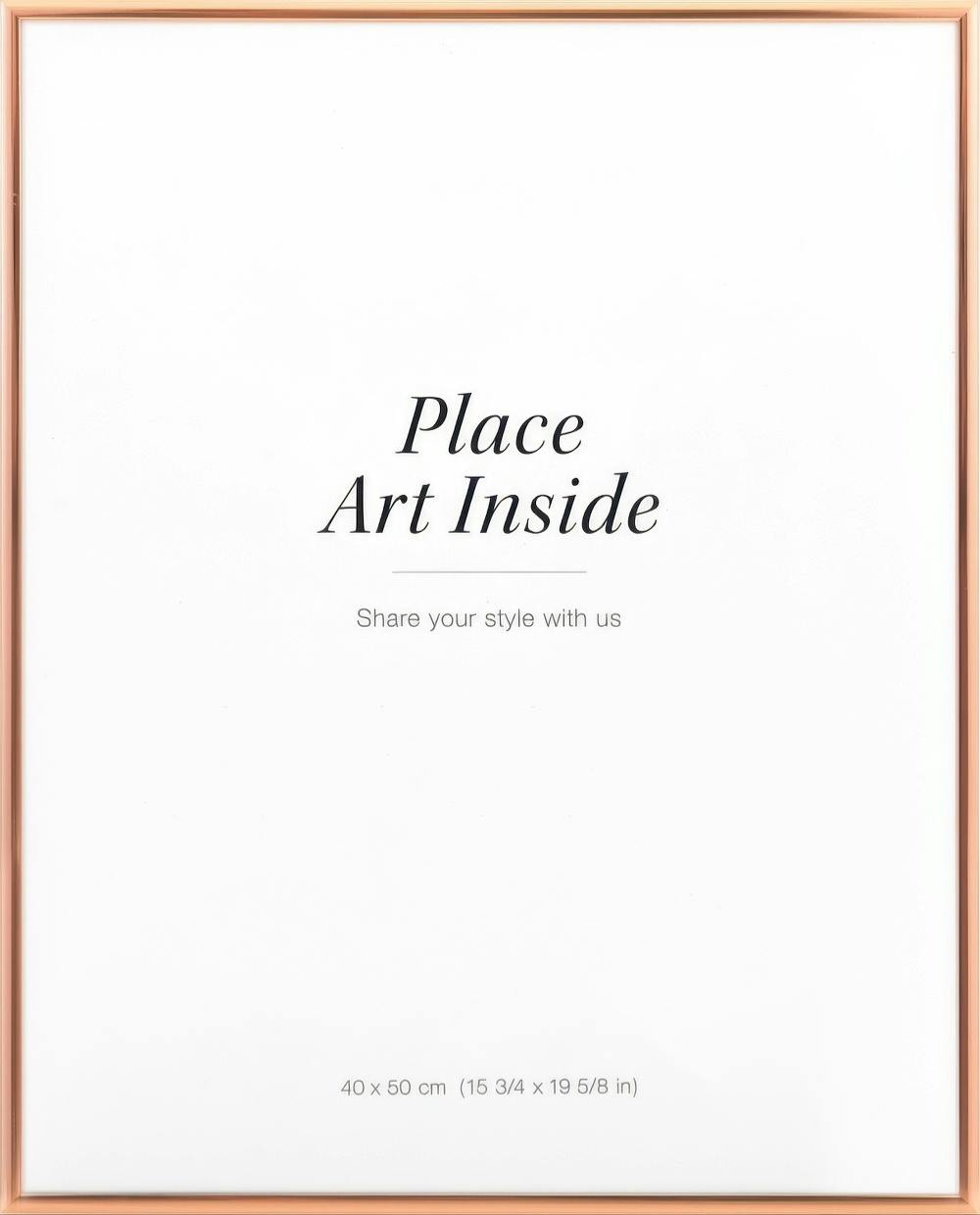 Copper metal frame for prints and posters