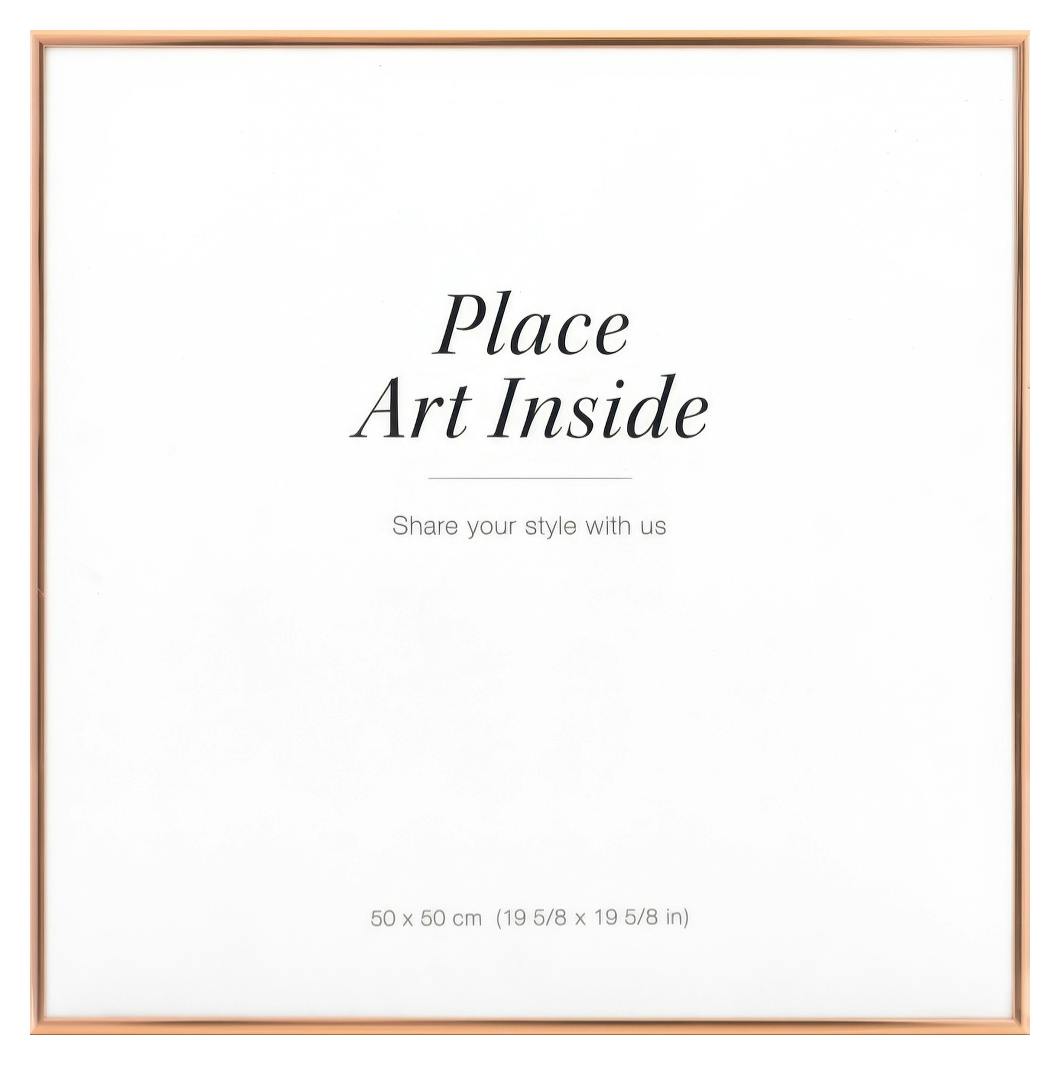 Picture frame Copper, 50x50 plexi (50x50 cm)