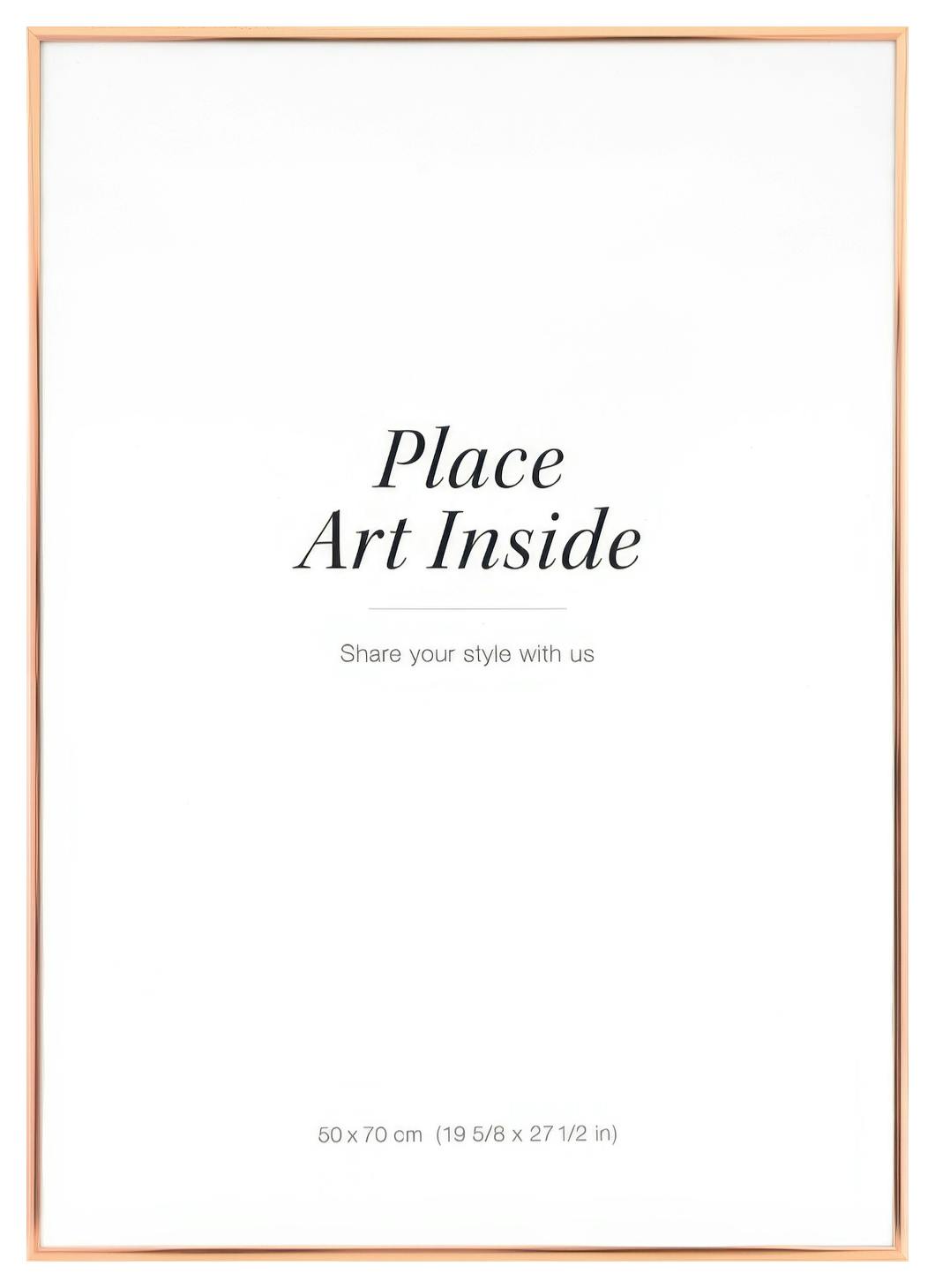Picture frame Copper, 50x70 plexi (50x70 cm)