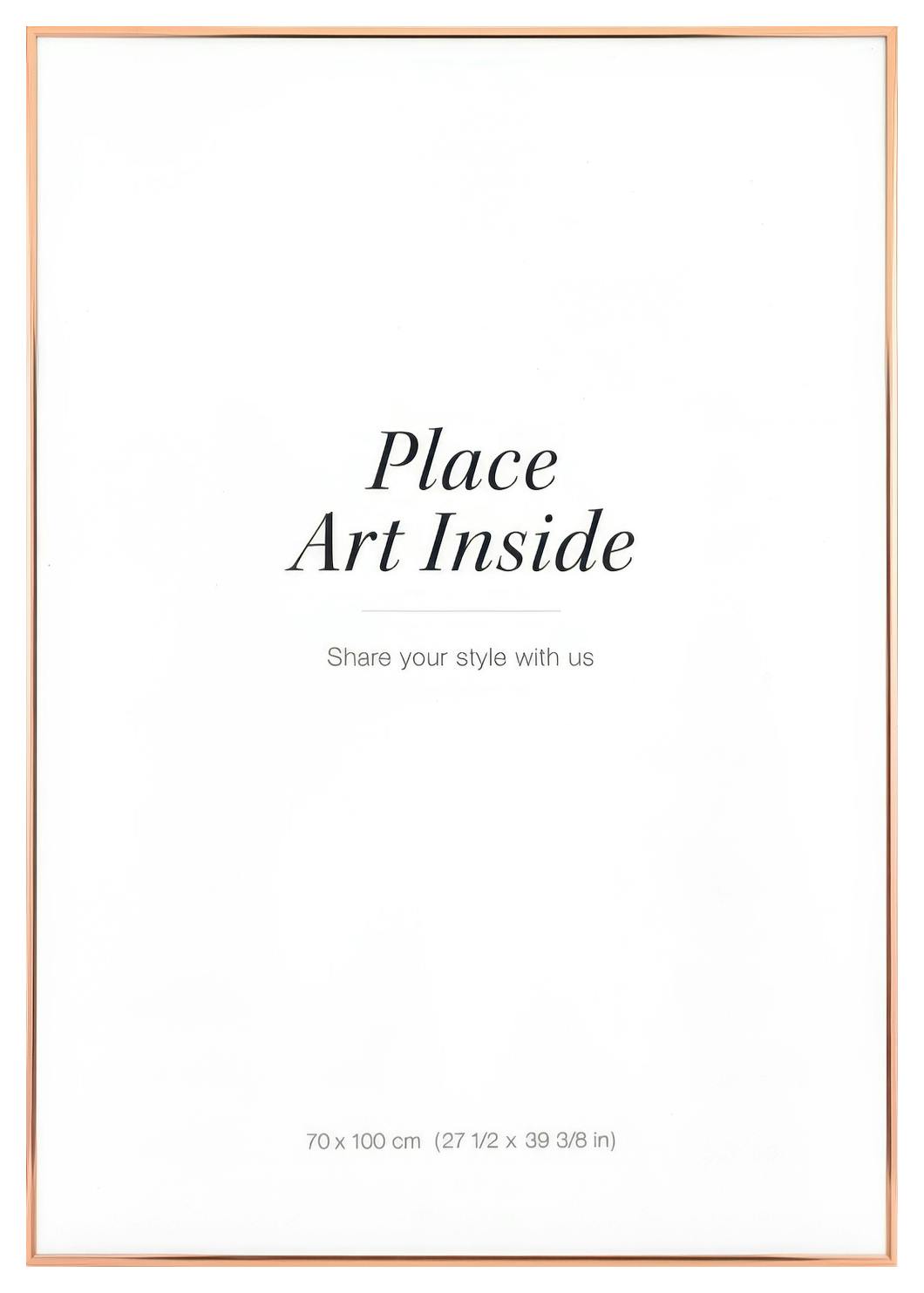 Picture frame Copper, 70x100 plexi (70x100 cm)
