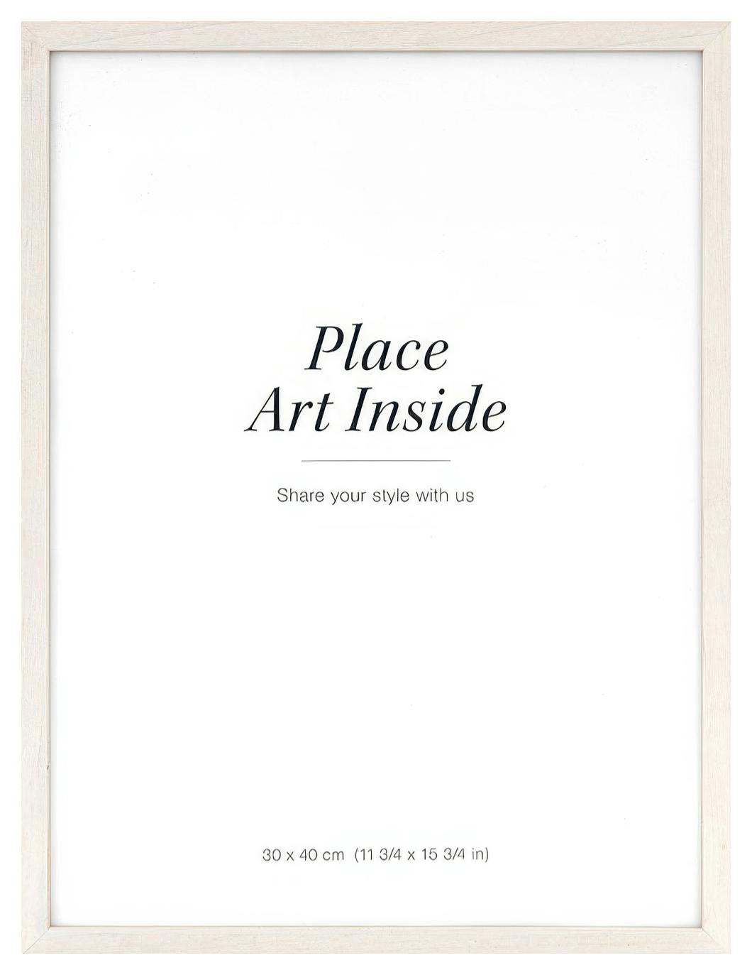 Wood frame light, 30x40 plexi (30x40 cm)