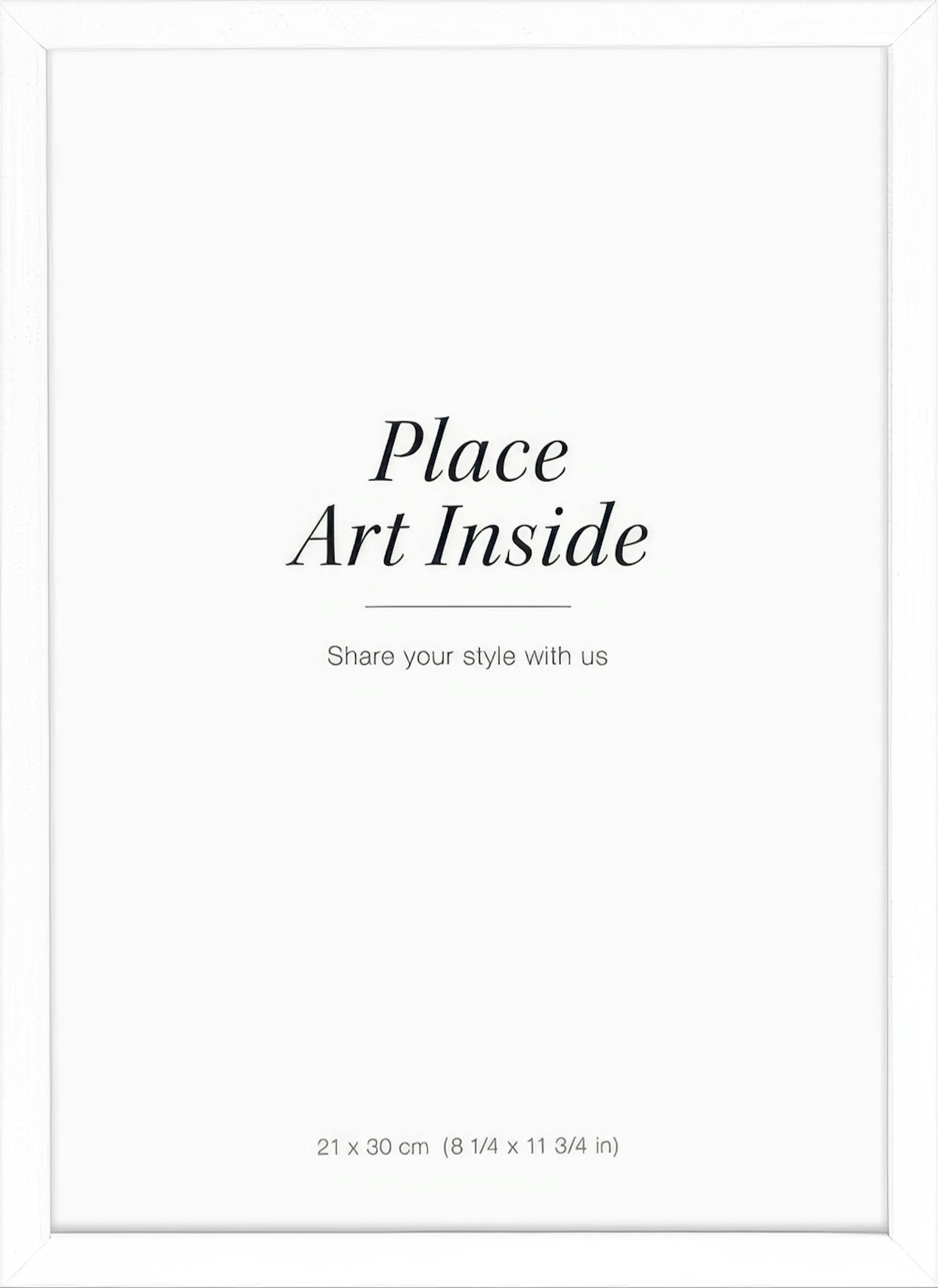 White picture frame 0