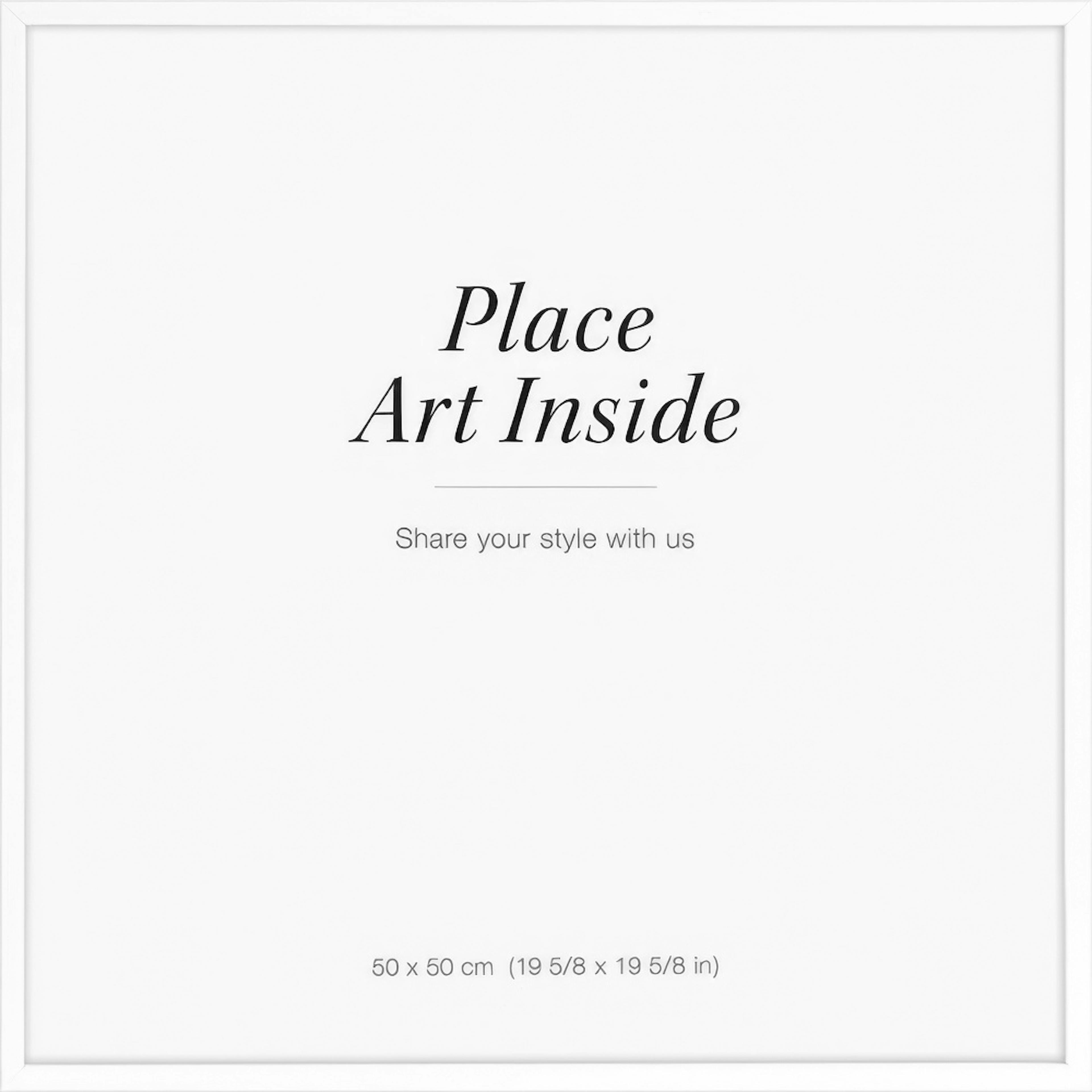 White picture frame 0