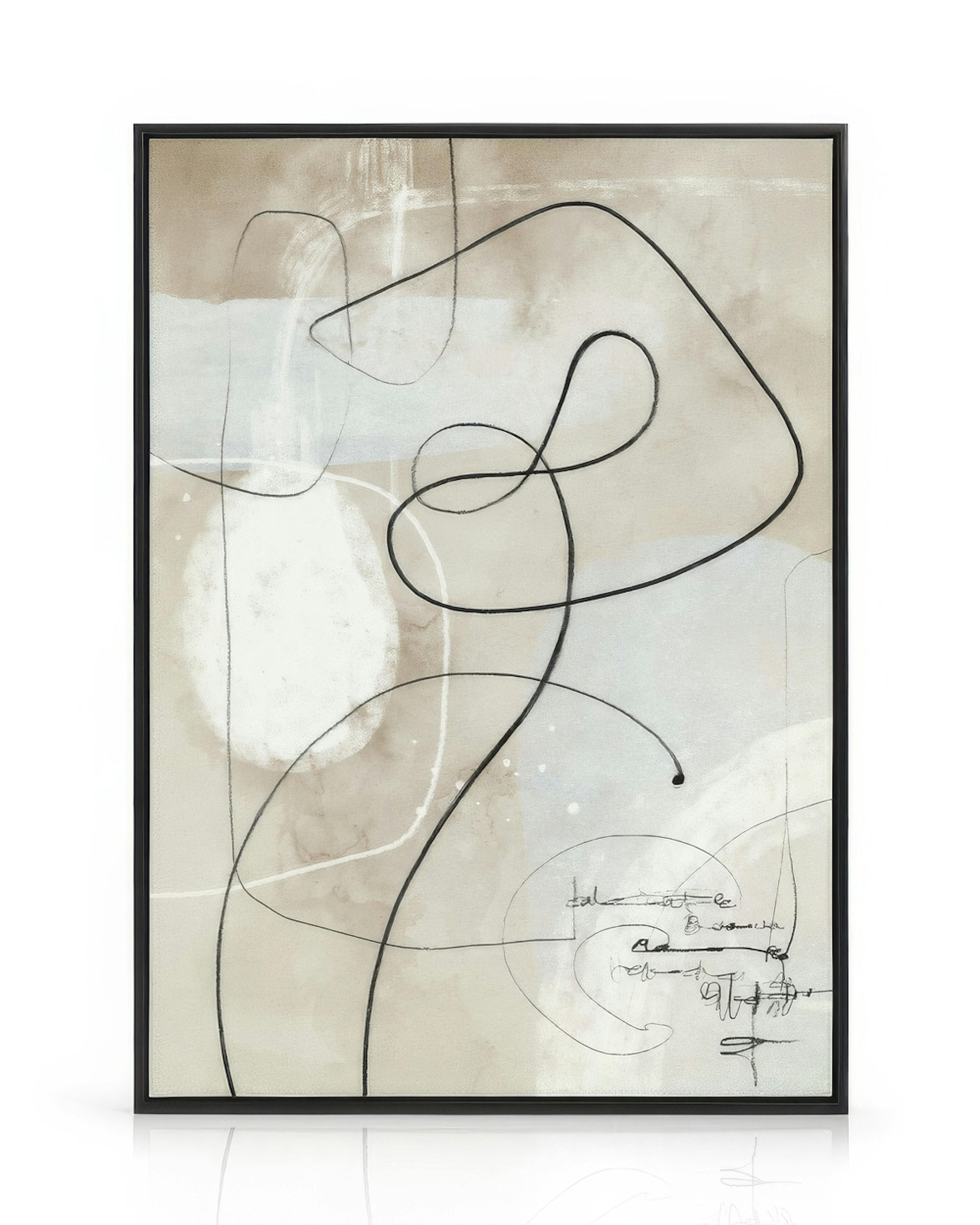 Soft Abstract Lines No1 Obraz na plátne 0