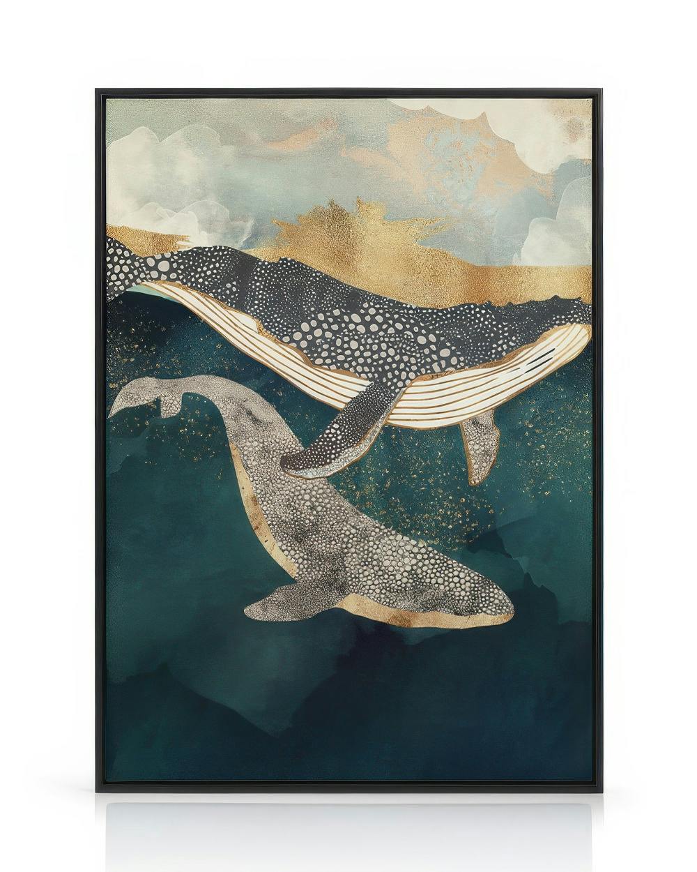 Canvas Prints Bond II Canvas print (50x50 cm - Black Frame)