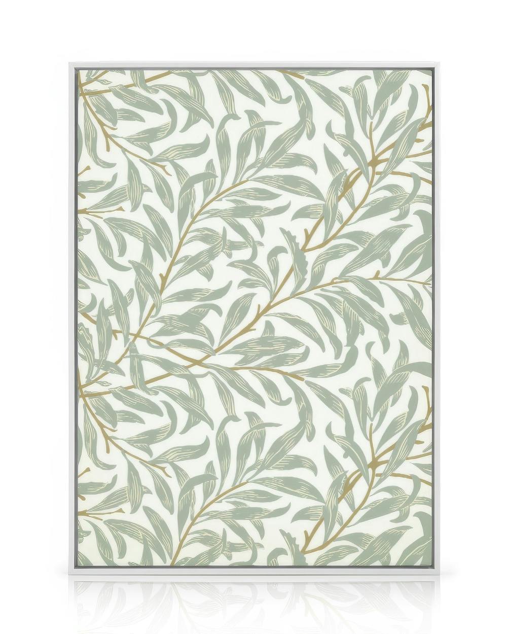 Canvas Prints William Morris - Willow Bough Canvas print (50x70 cm - White Frame)