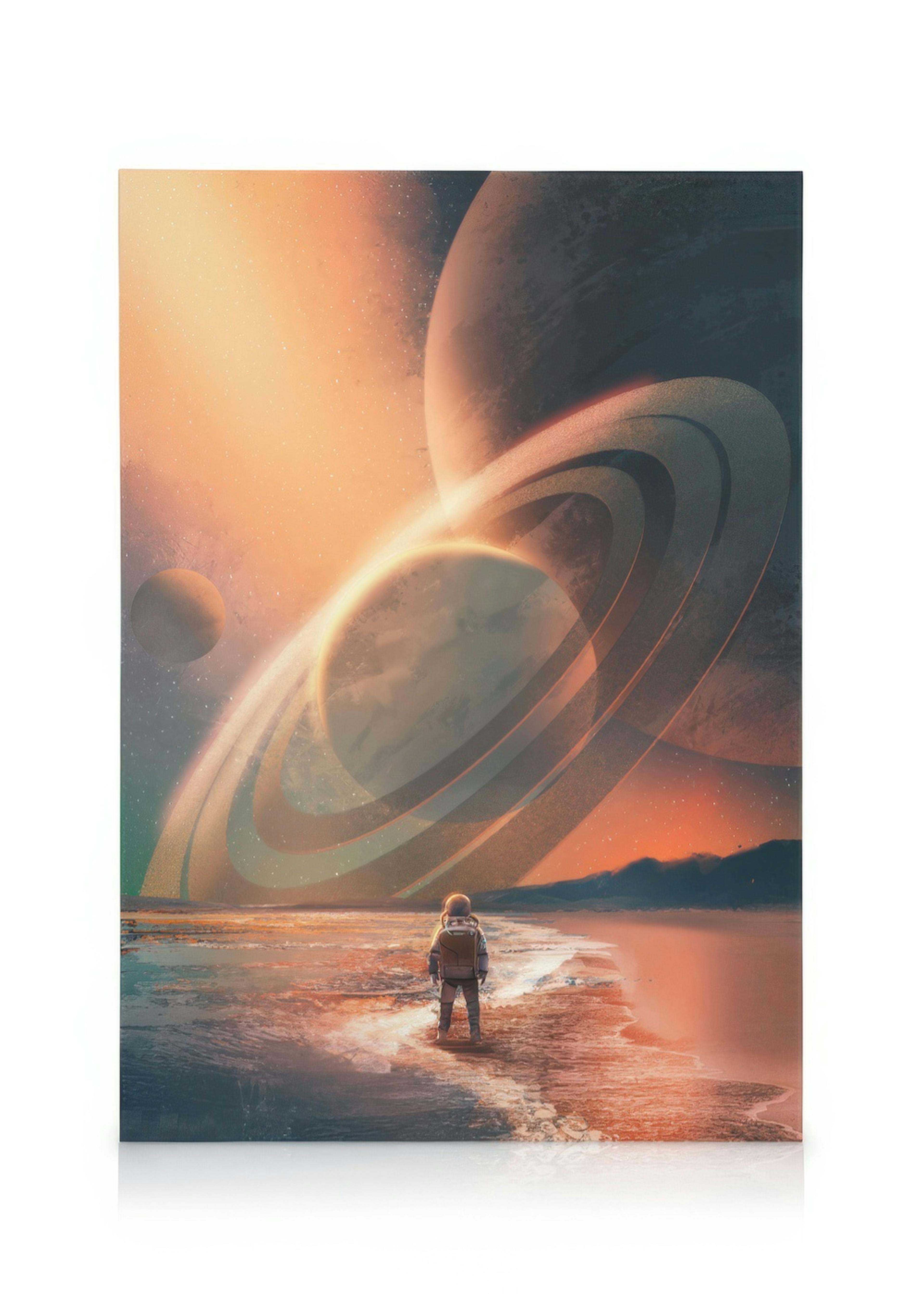 Planets In Sky Lienzo 0