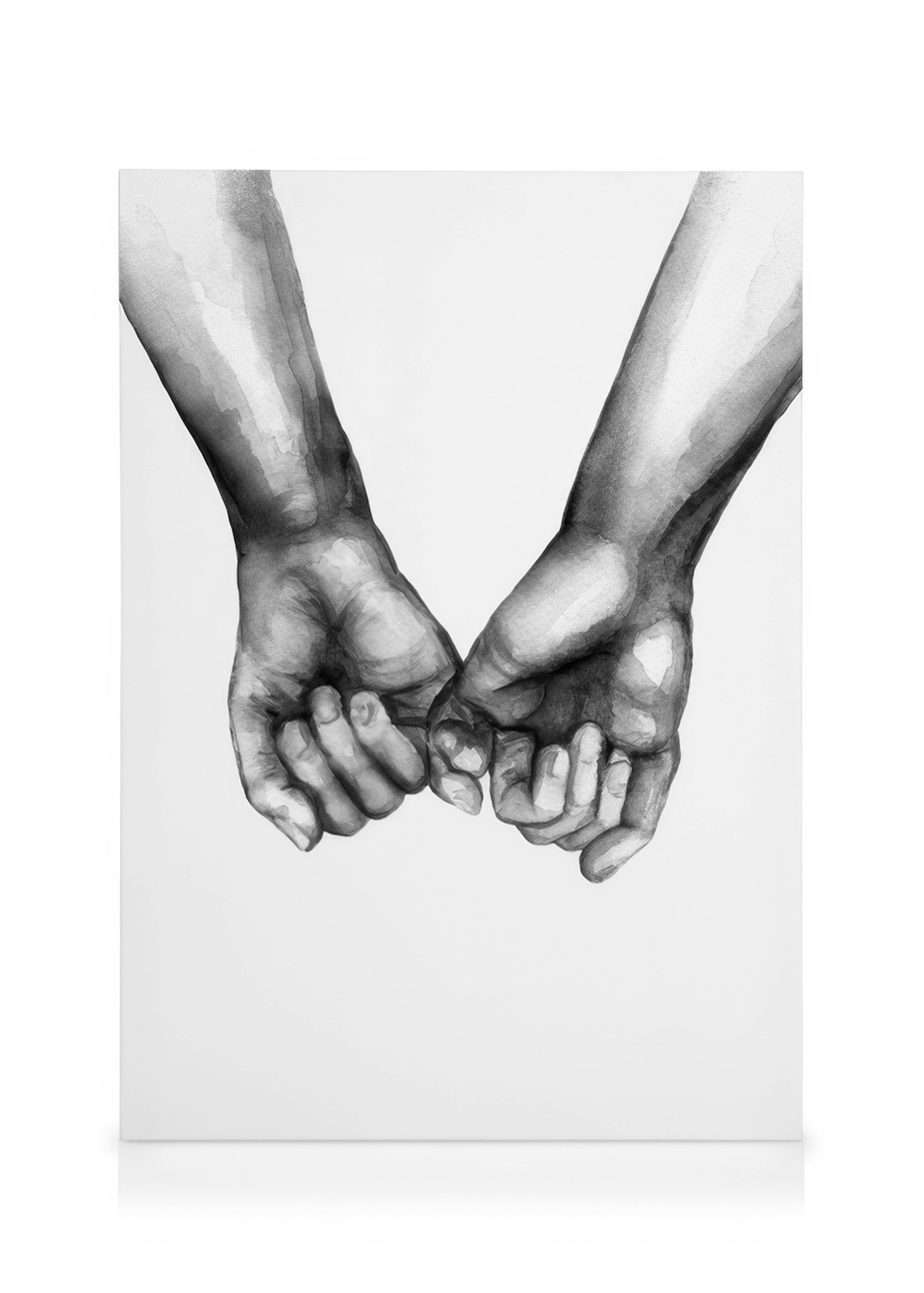Watercolor Hands No3 Canvas 0