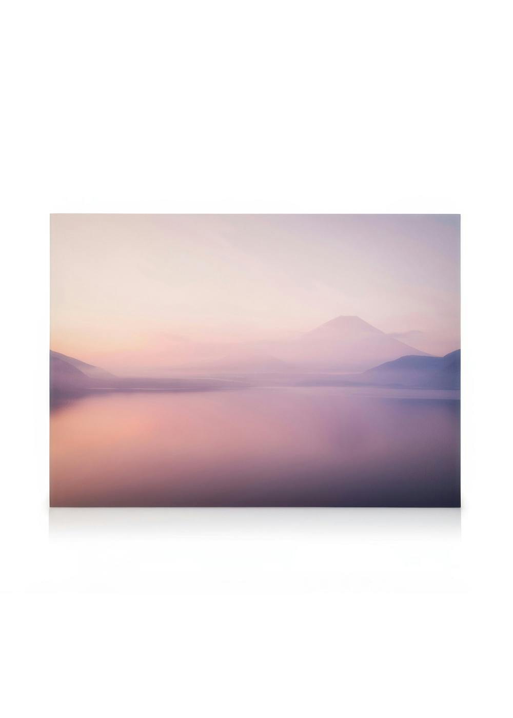 Canvastavlor Fuji Mountain Over Foggy Lake Canvastavla (50x70 cm)