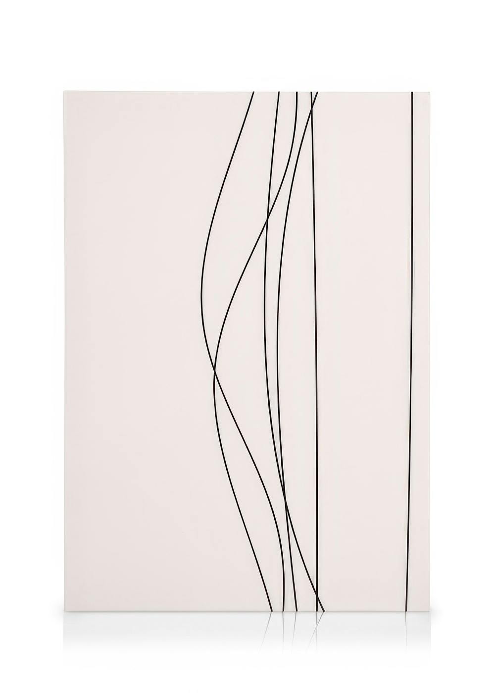 Canvas Prints Linee No1 Canvas print (50x70 cm - Black Frame)