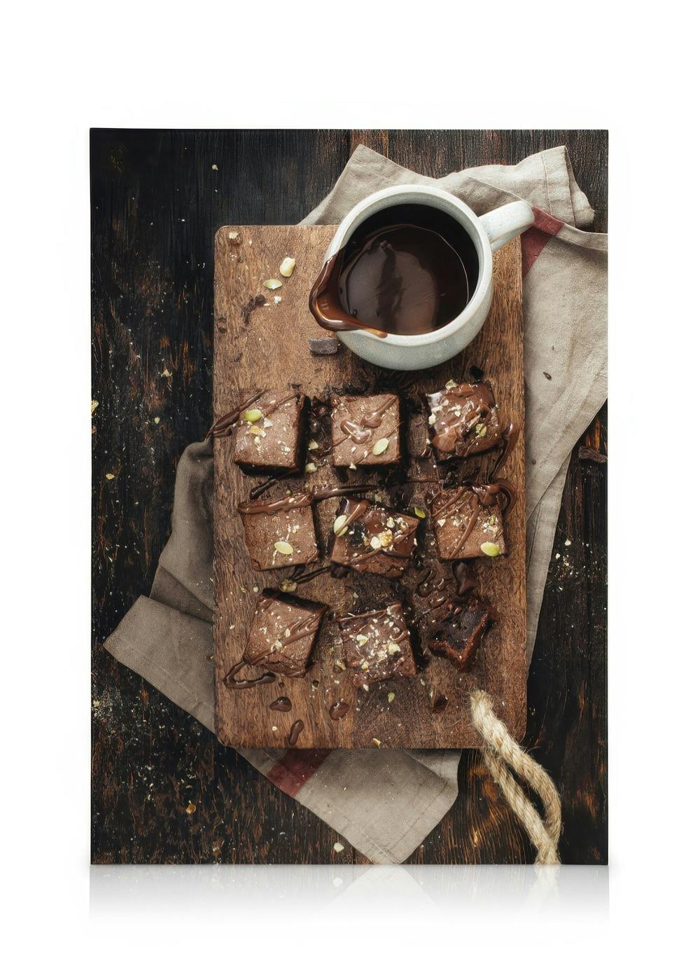 Canvas Prints Chocolate Brownies Canvas print (30x40 cm)