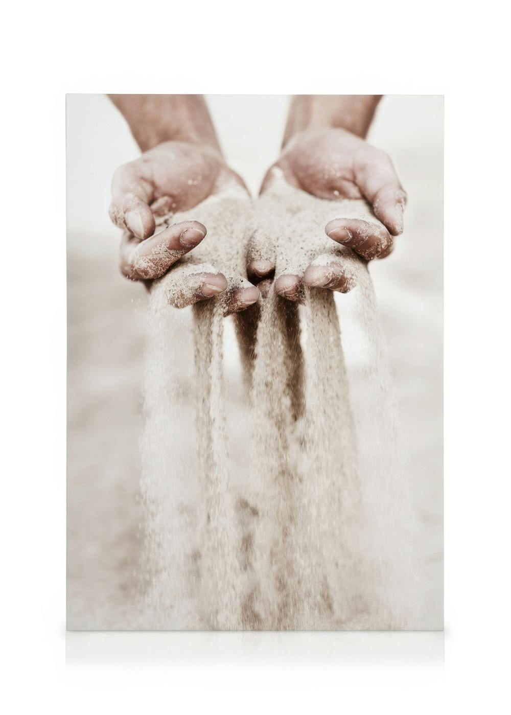 Telas decorativas Sand Slipping Through Tela (30x40 cm)