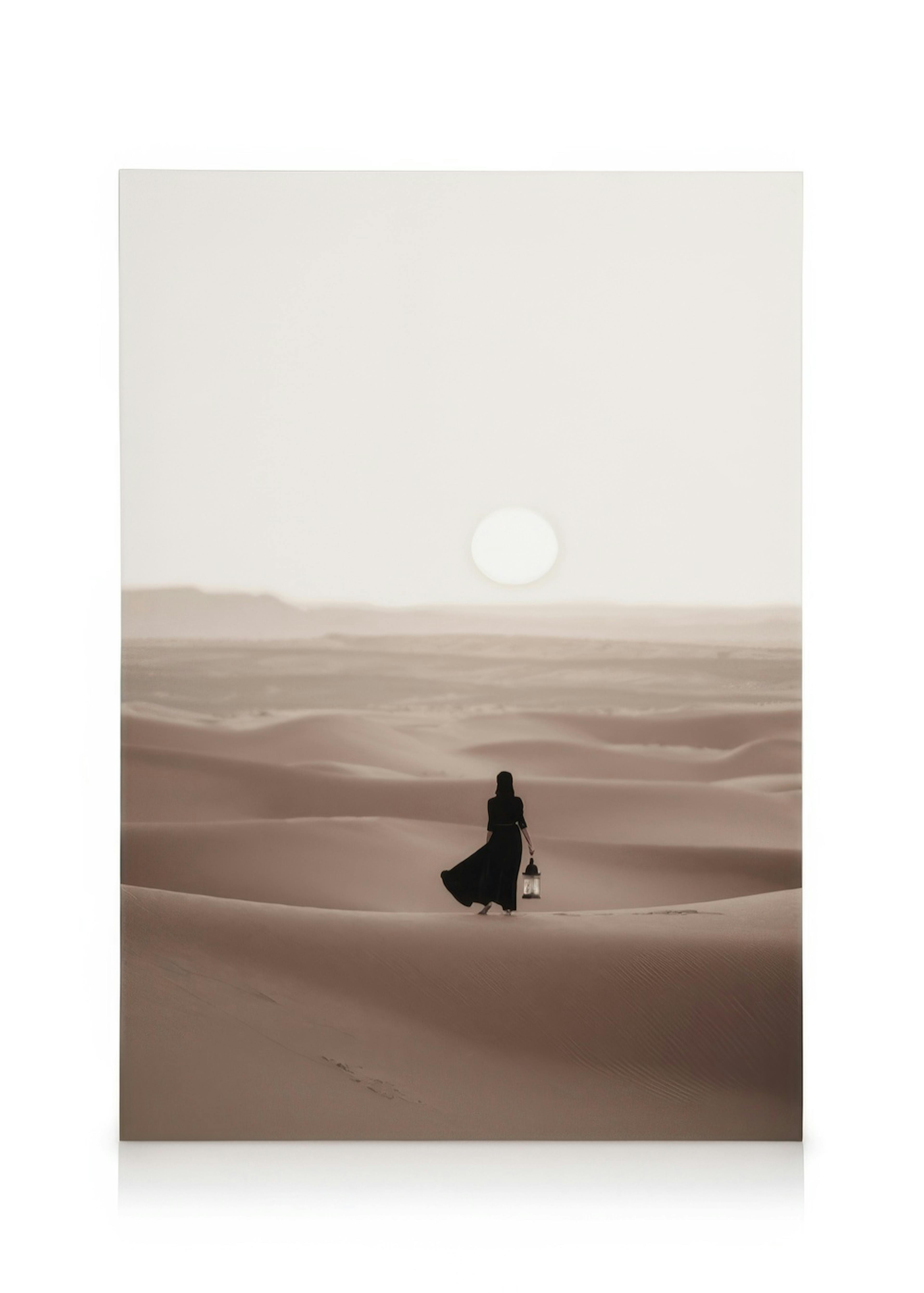 Woman in Desert Obraz na plátne 0