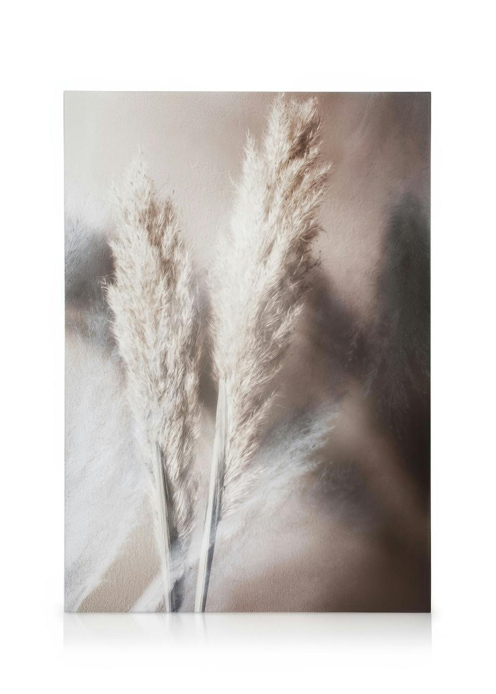 Canvas Prints Abstract Reeds No1 Canvas print (50x70 cm - Oak Frame)