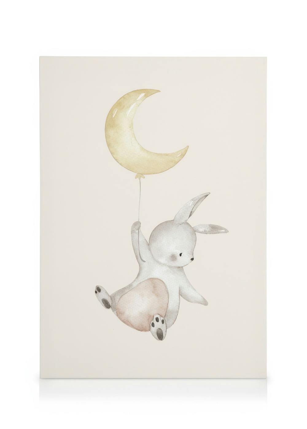 Canvas Schilderijen Flying Bunny Canvas (50x70 cm)
