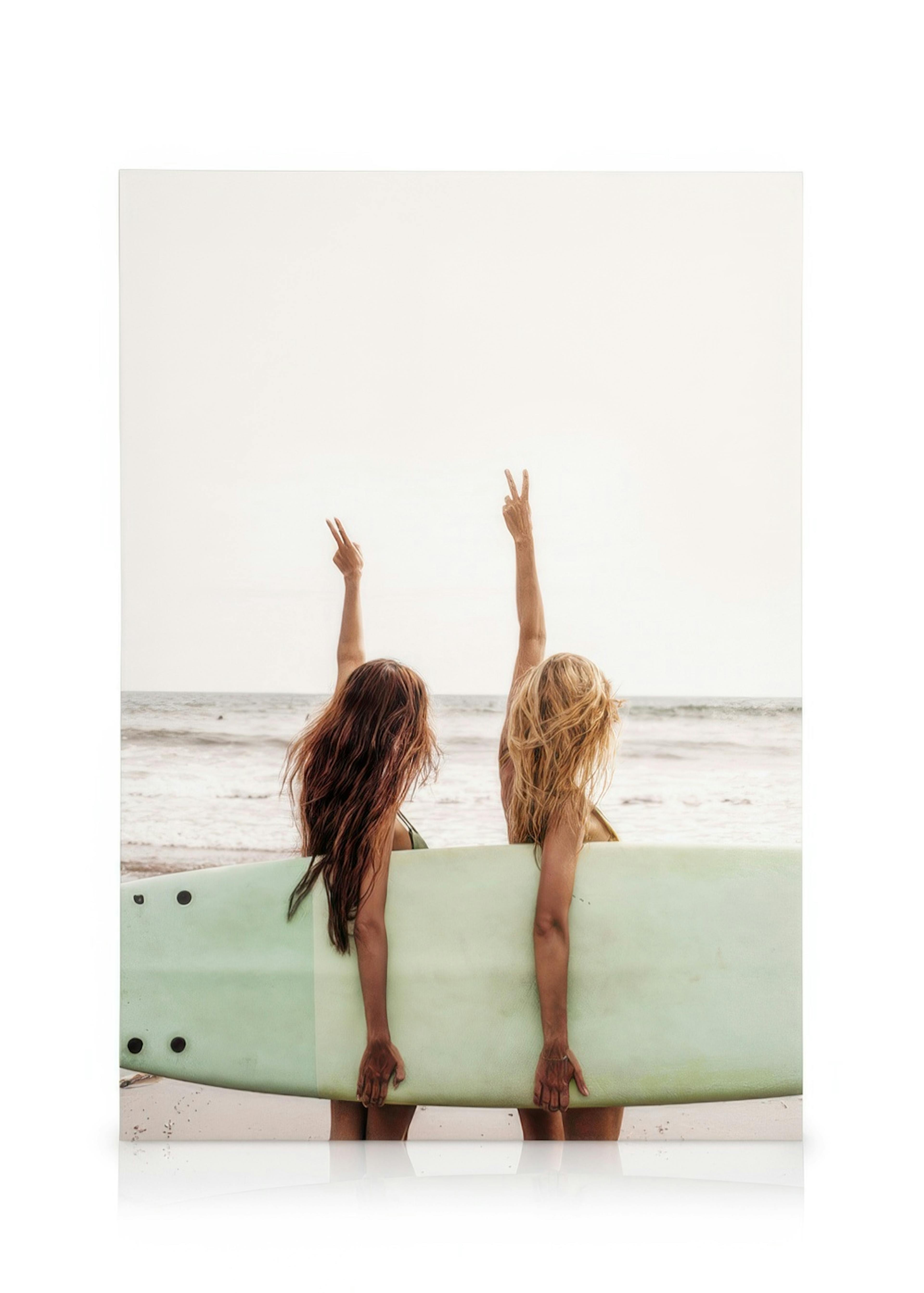 Surfer Girls Quadro em tela 0