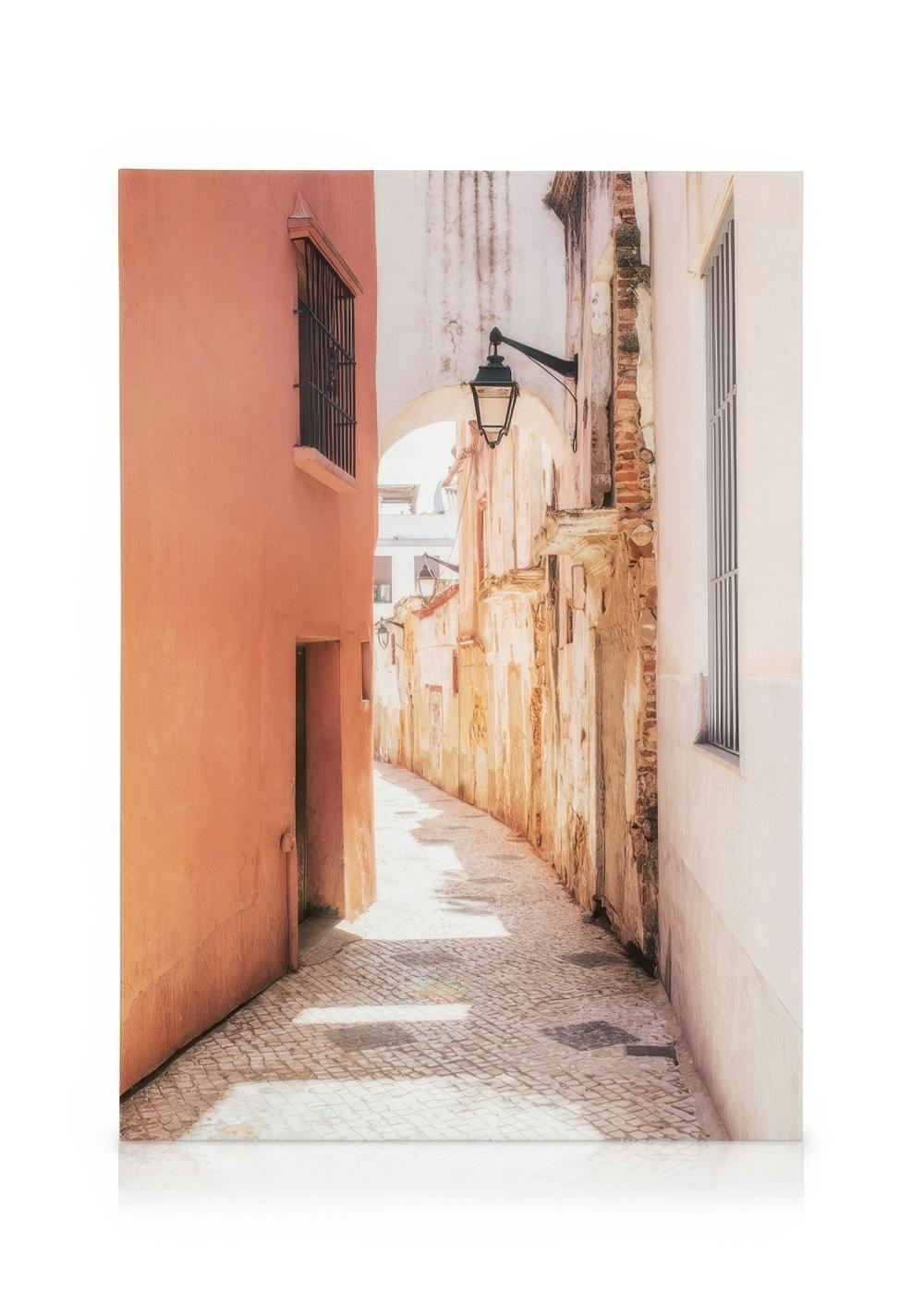 Canvas Schilderijen Spanish Alley Canvas (30x40 cm)