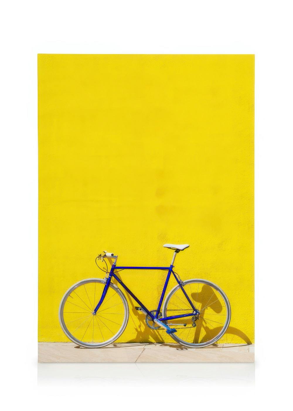 Canvas Prints Yellow Bike Canvas print (30x40 cm - Black Frame)