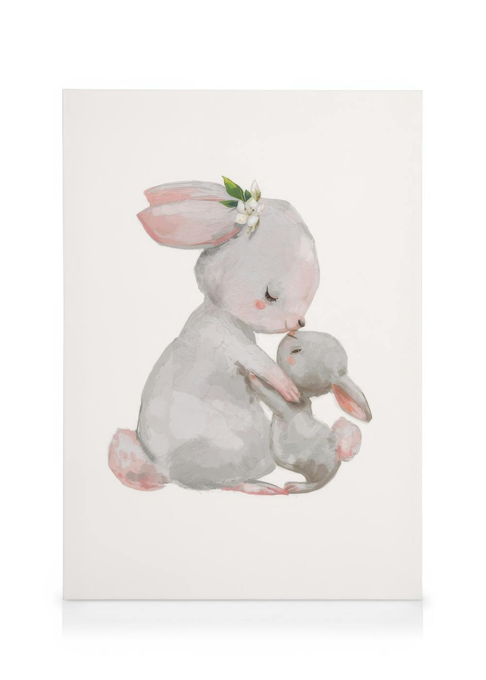 Telas decorativas Good Morning Little One Tela (50x70 cm - Moldura de Carvalho)