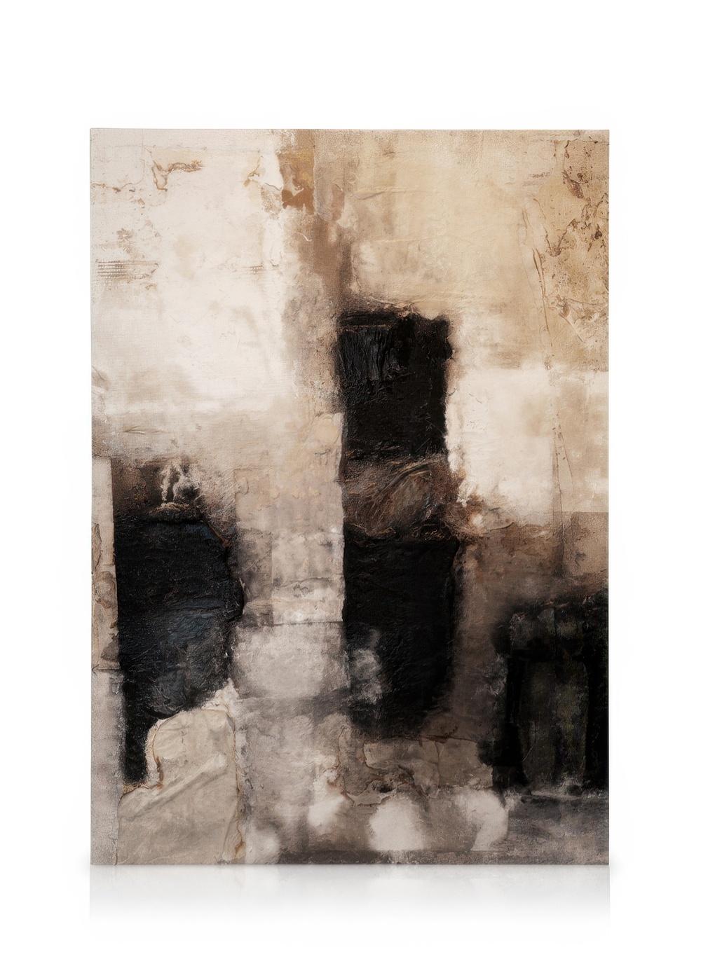 Stampa Su Tela Astratta Incorniciata - Quadro Moderno Con Graffiti 61x122 Cm - Pronto Da Appendere - 5