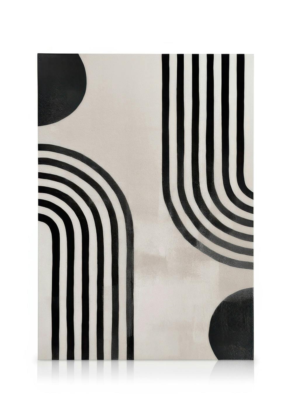 Canvastavlor Berlin Arches No1 Canvastavla (50x70 cm - Svart ram)