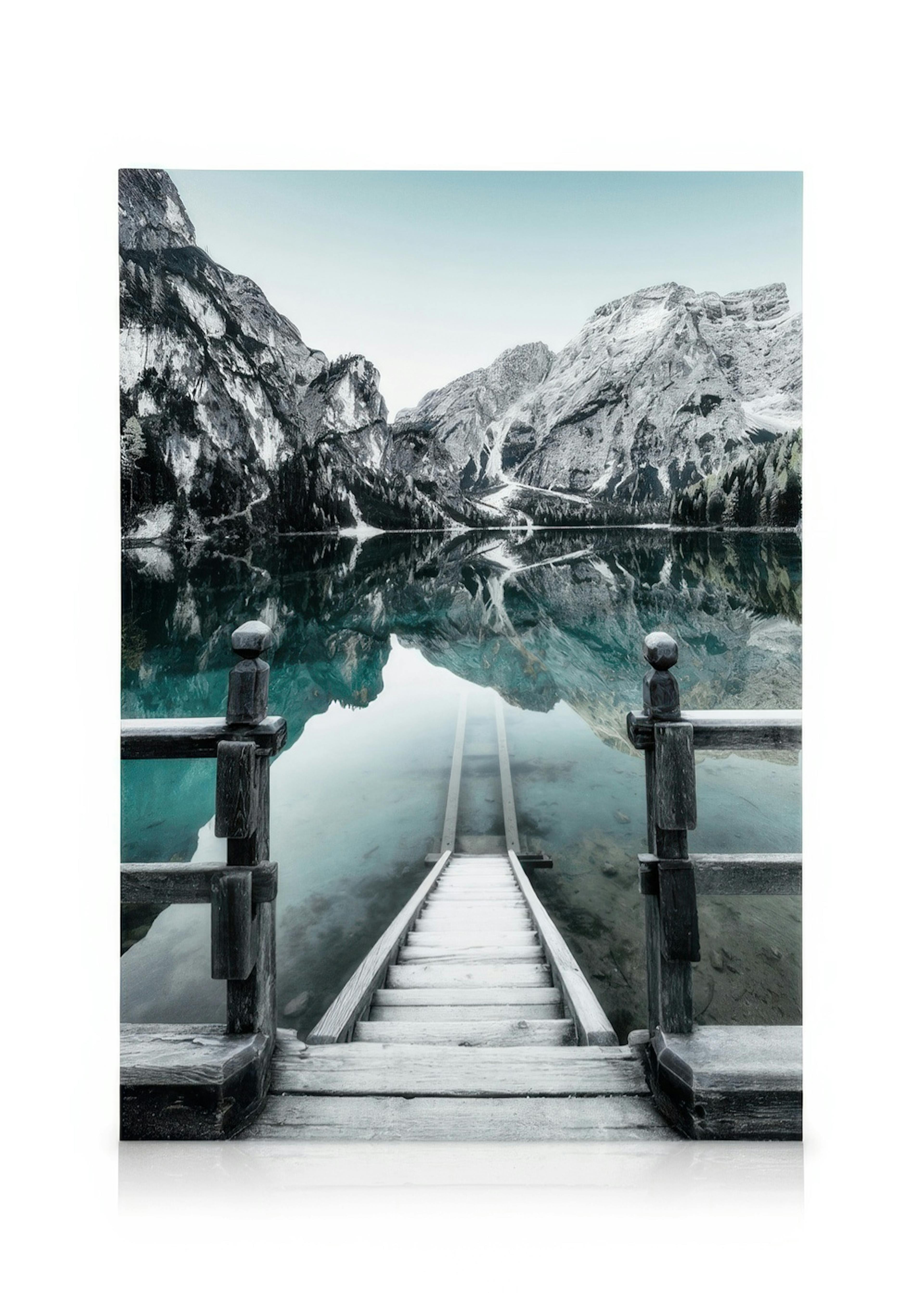 Braies Lake Tableau sur toile 0