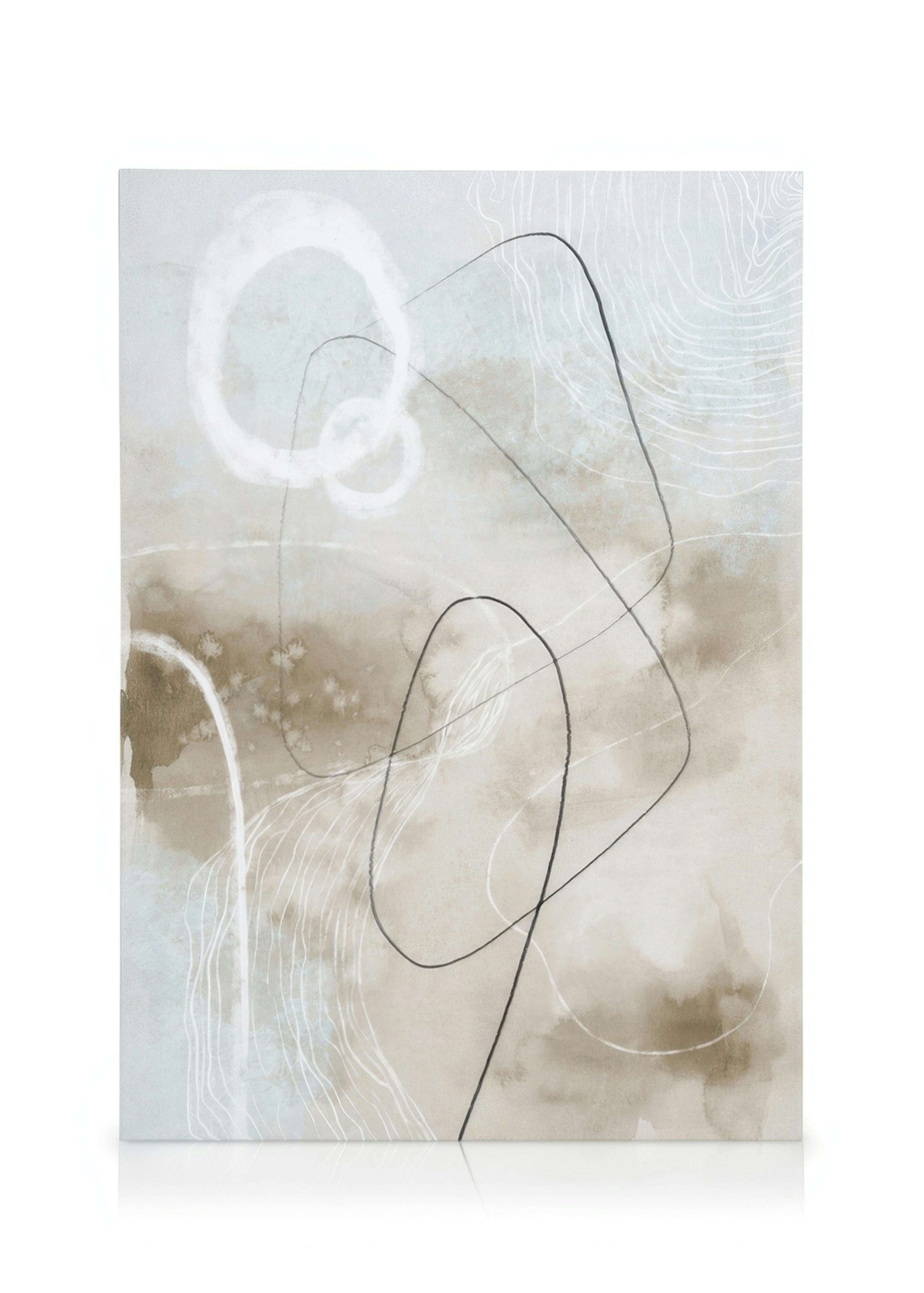 Soft Abstract Lines No2 Lienzo 0