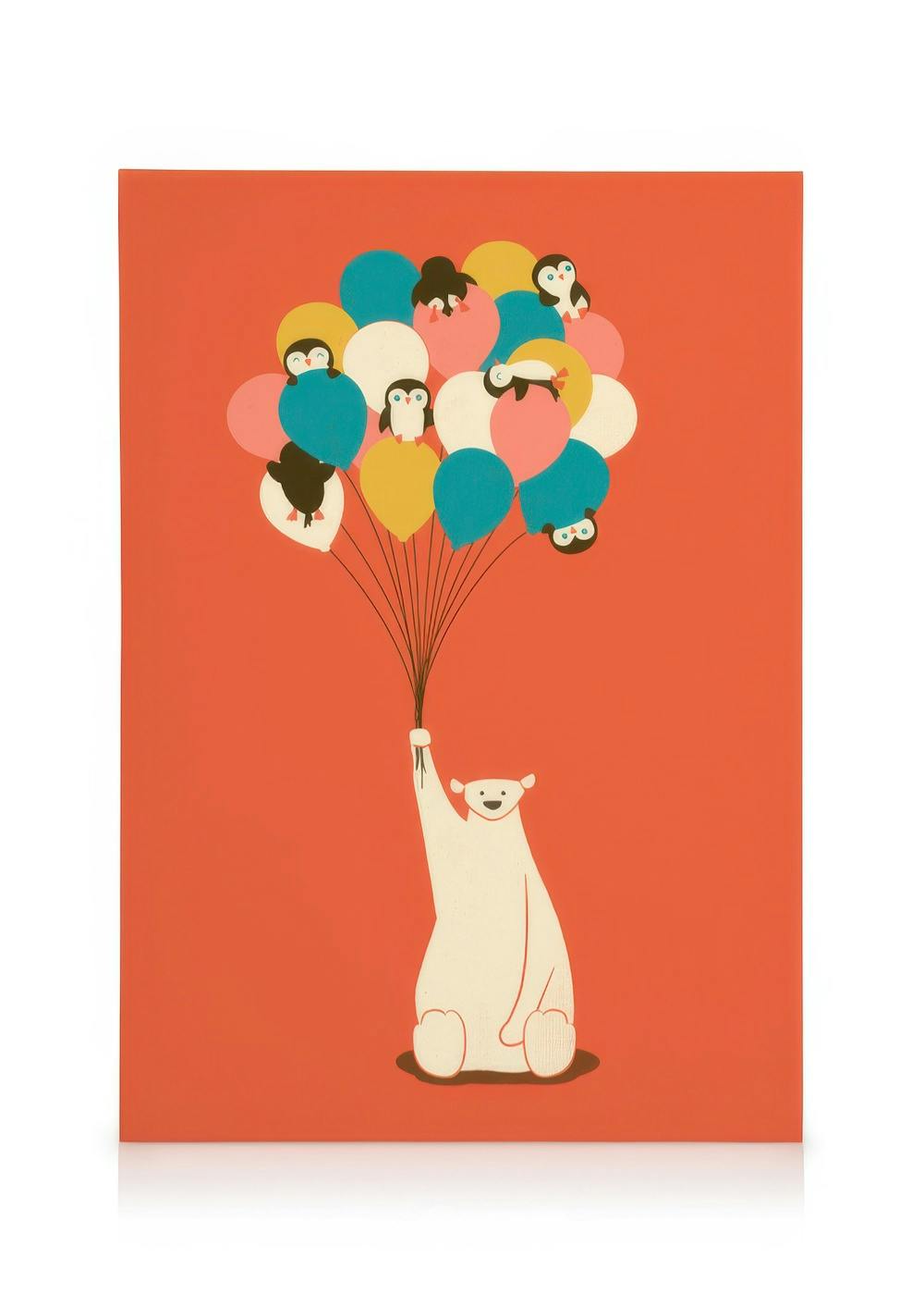 Obrazy na płótnie Penguin Bouquet Obraz na płótnie (50x70 cm)