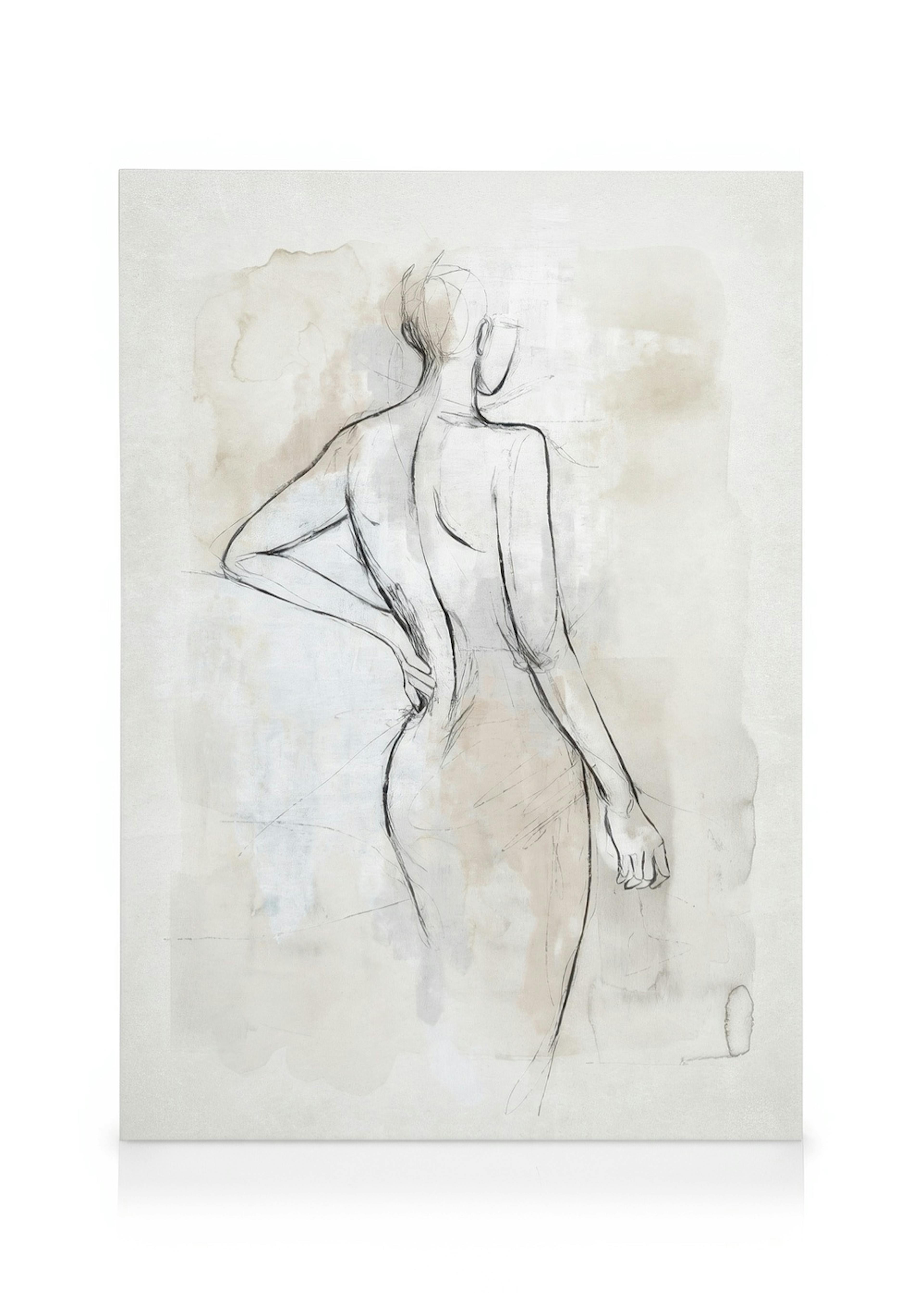 Abstract Body Sketch No2 Lienzo 0