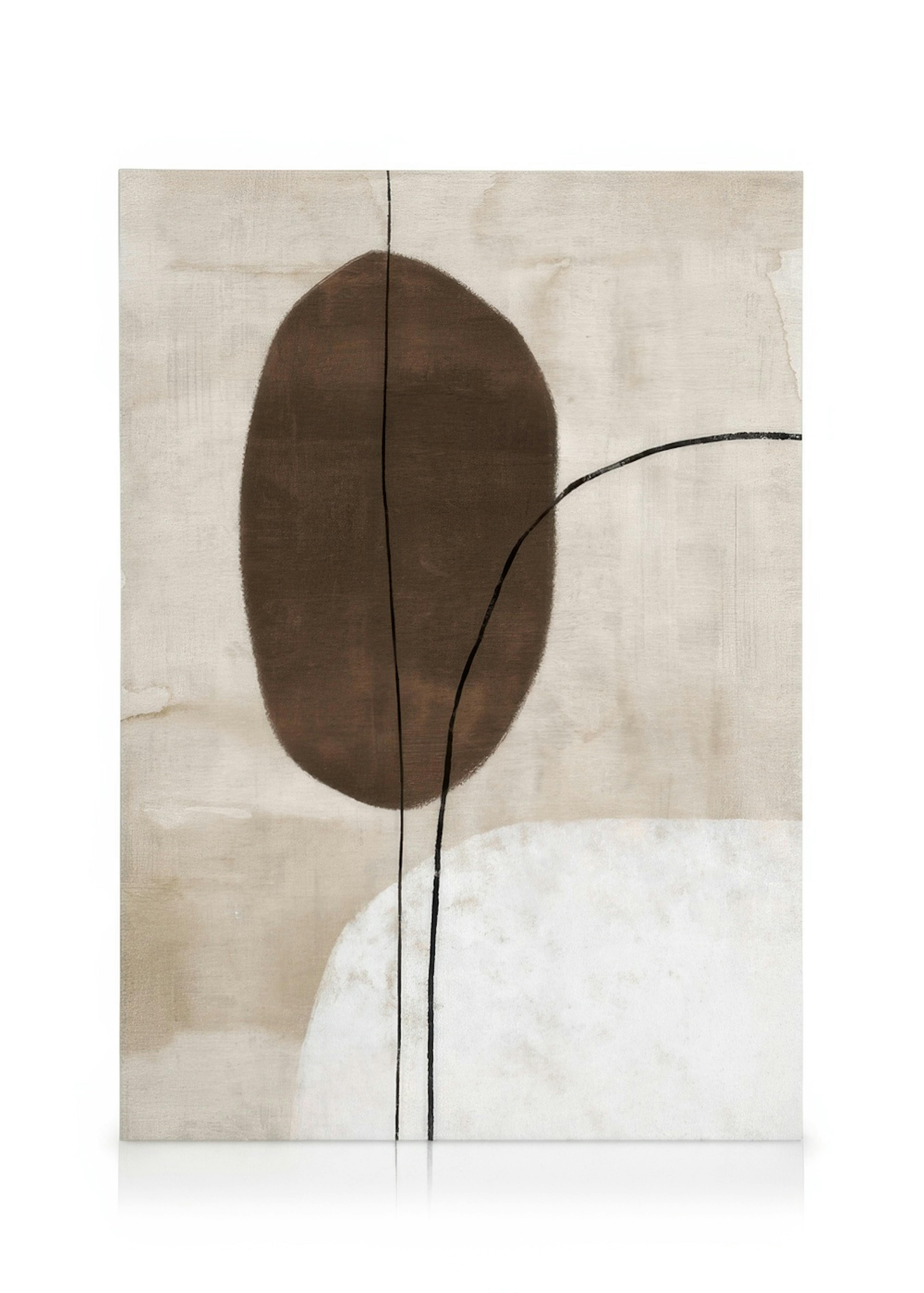 Abstract Lines and Shapes No2 Leinwandbild 0
