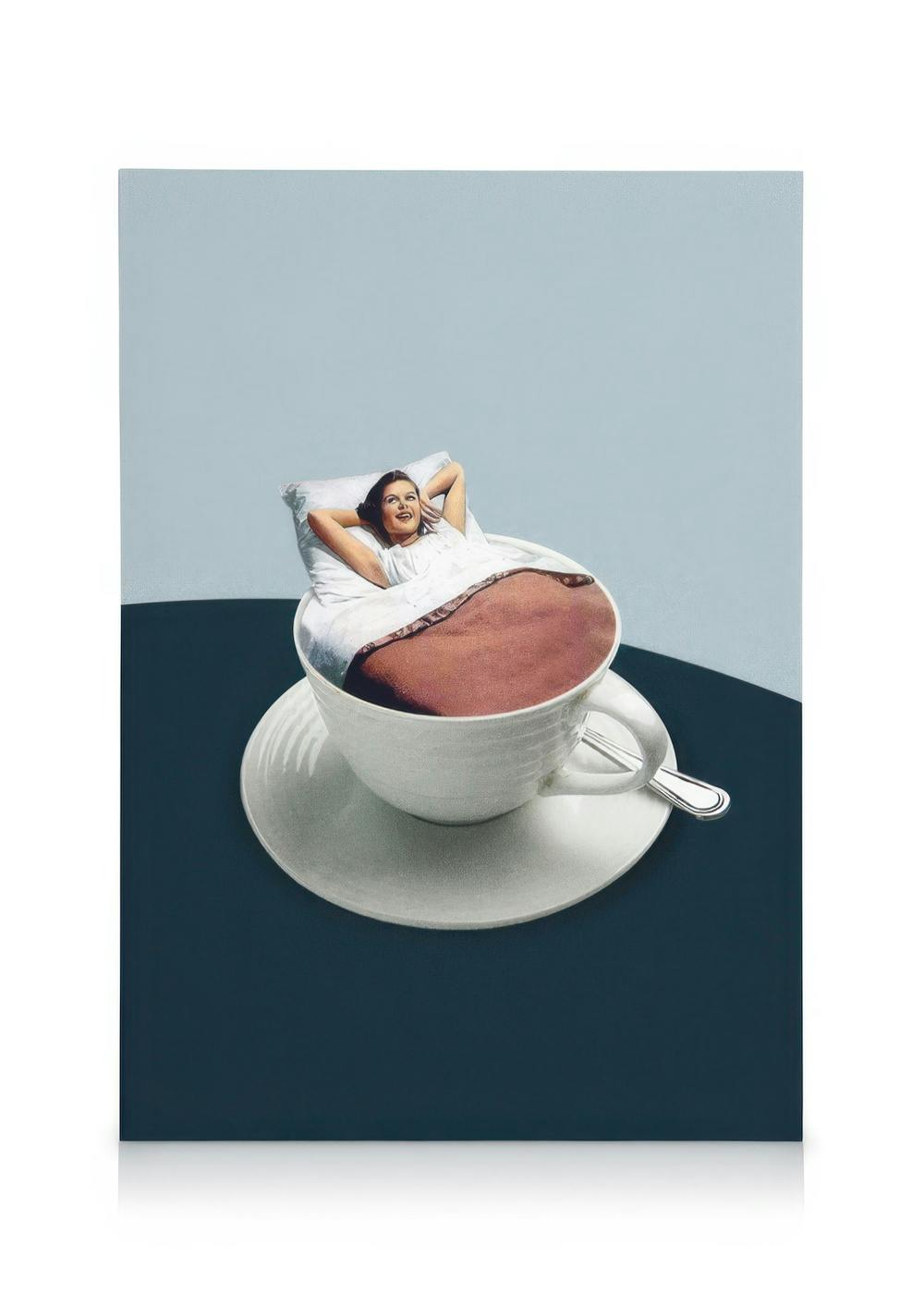 Leinwandbilder Maarten Leon - Morning Rituals Leinwandbild (50x70 cm - Holzrahmen schwarz)