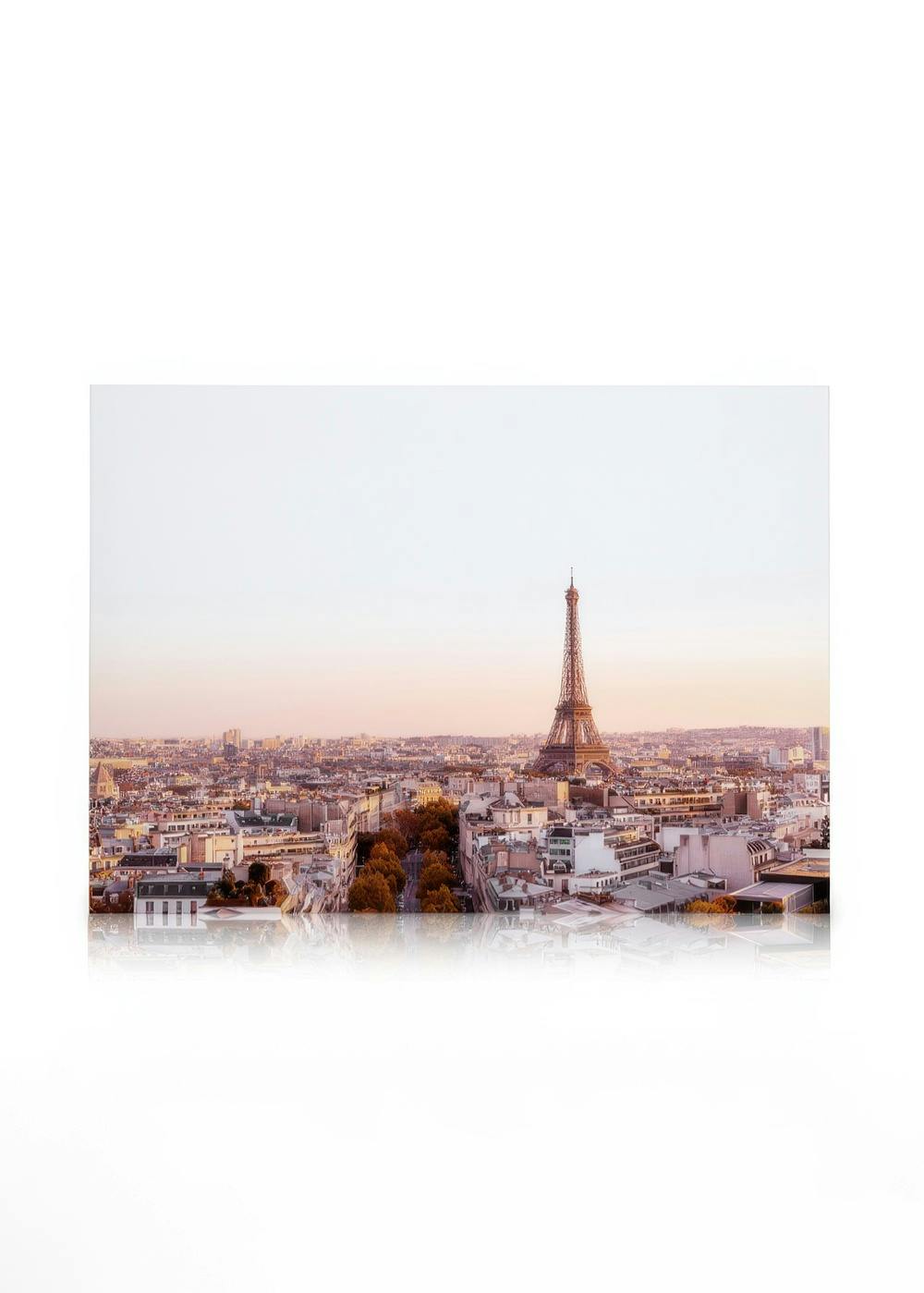 Canvas Prints Paris Dawn Canvas print (30x40 cm - Black Frame)