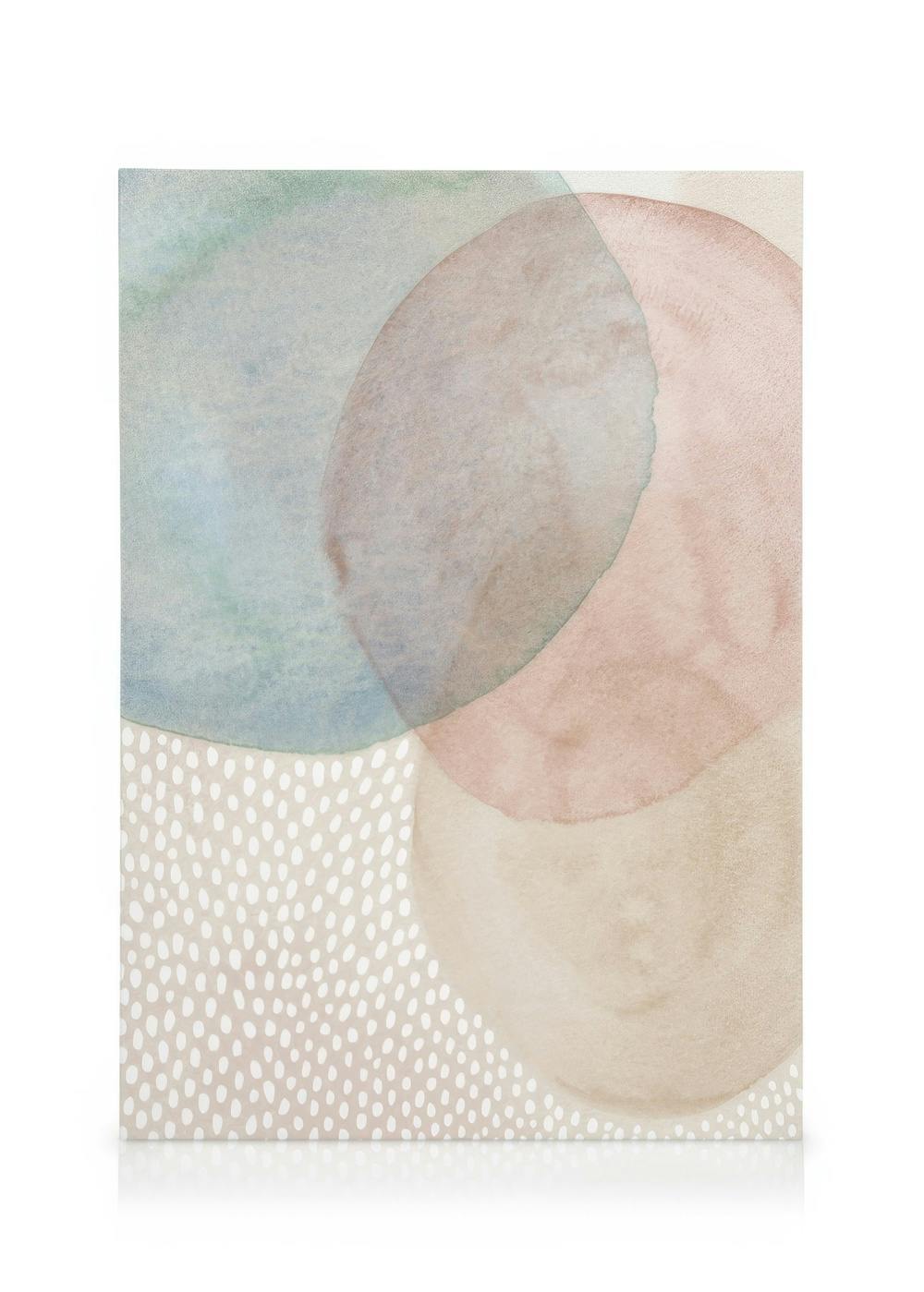 Canvas Schilderijen Sheer Shapes No2 Canvas (30x40 cm)