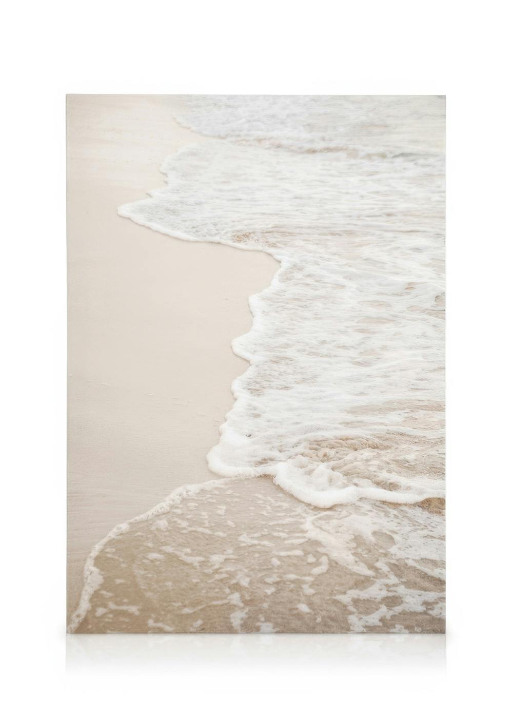 Telas decorativas Waves Of Silence Tela (50x70 cm - Moldura Preta)