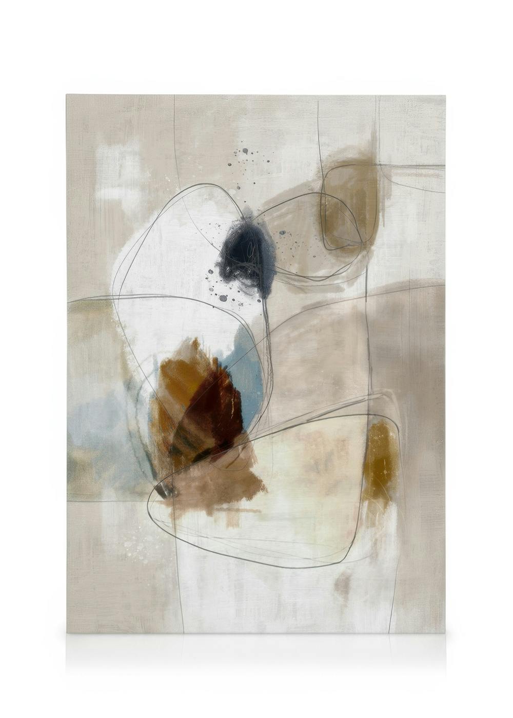 Canvastavlor Beige Impression No2 Canvastavla (50x70 cm - Ekram)