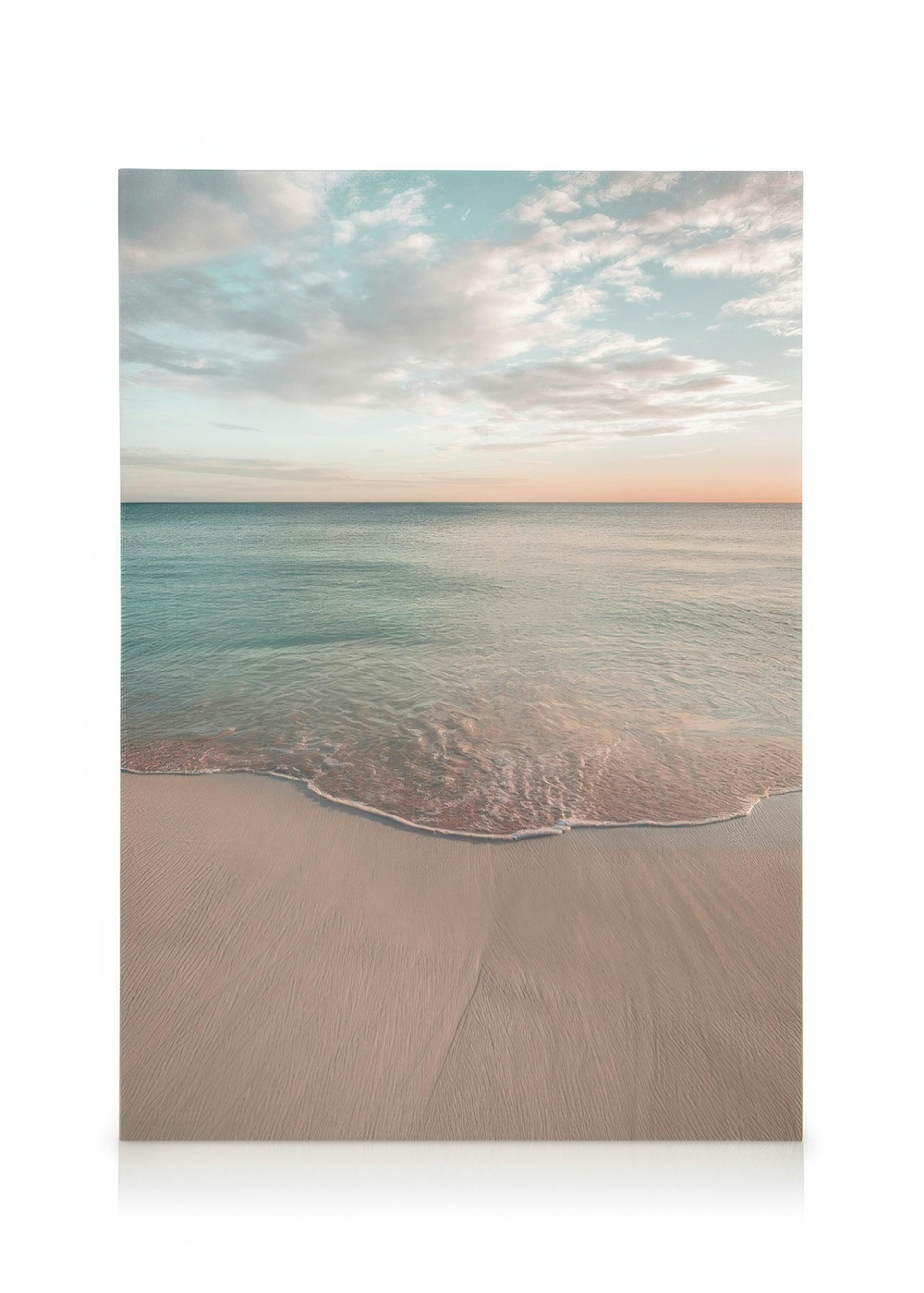 Calm Beach Stampa su Tela 0