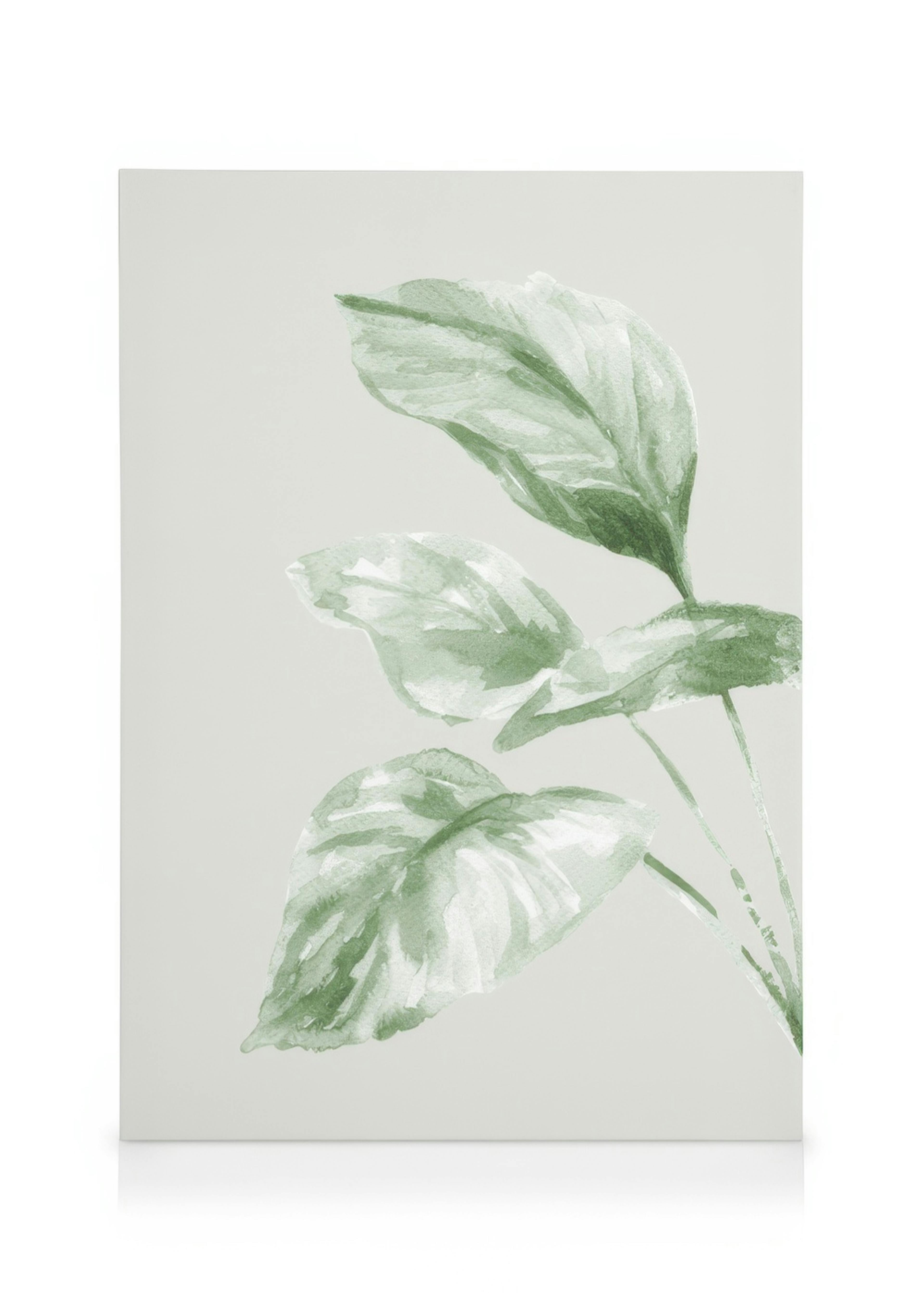 Painted Leaf No2 Canvas 0