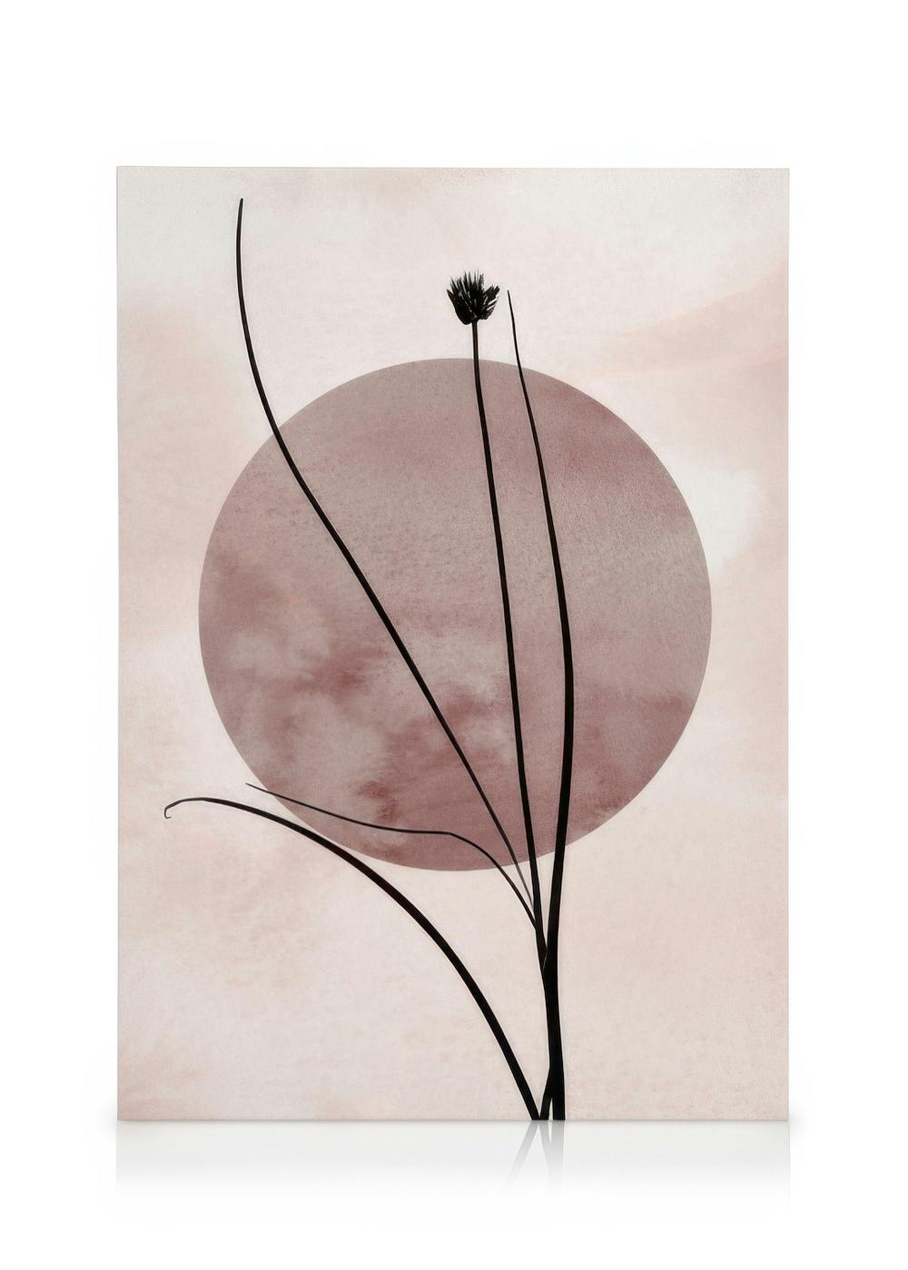 Canvas Prints Straw Silhouette Canvas print (50x70 cm)